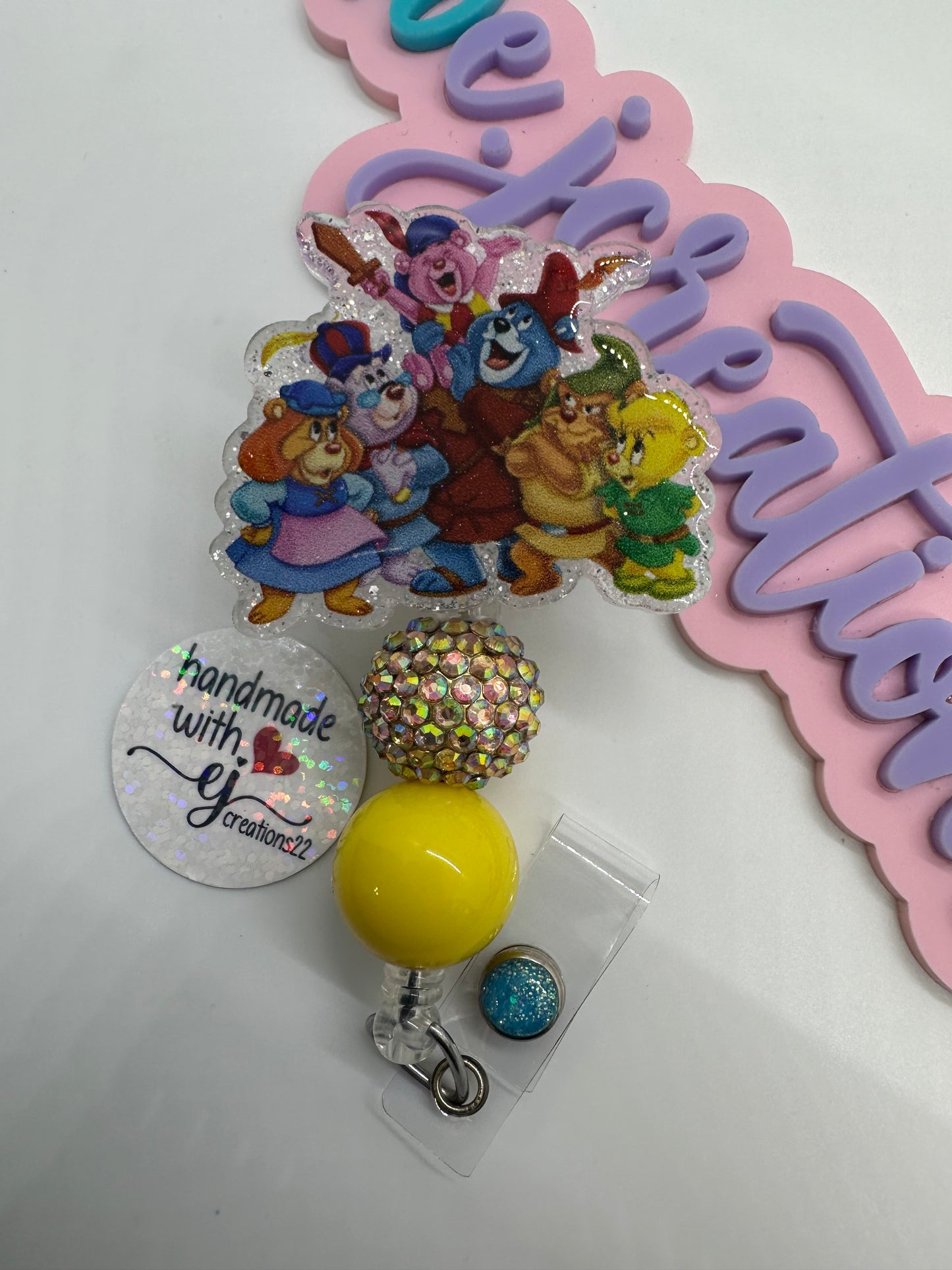 Gummi Bears Vintage Characters Badge Reel