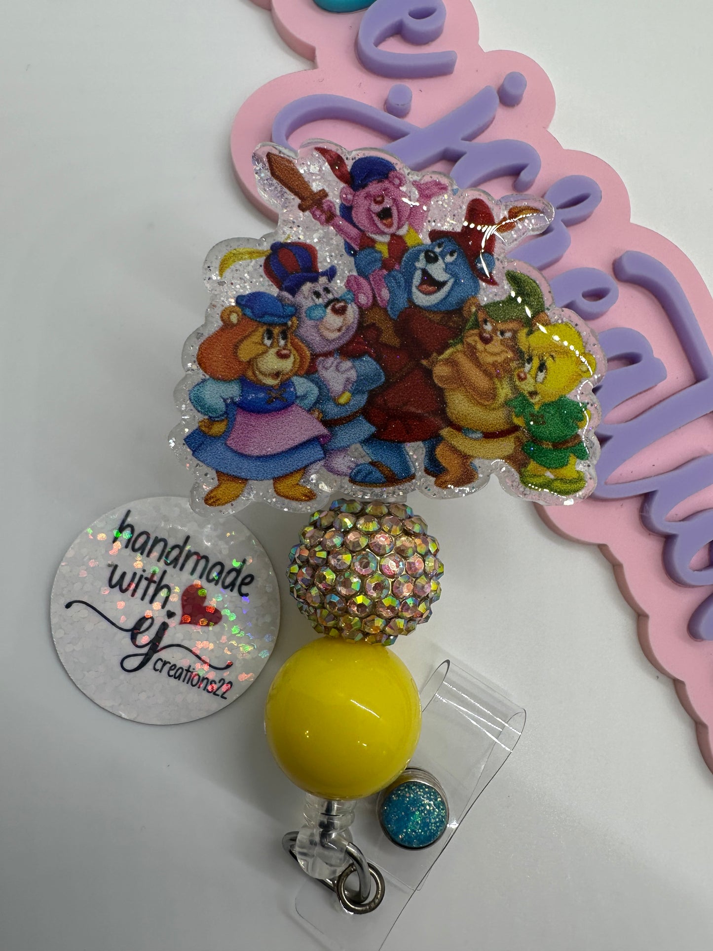 Gummi Bears Vintage Characters Badge Reel