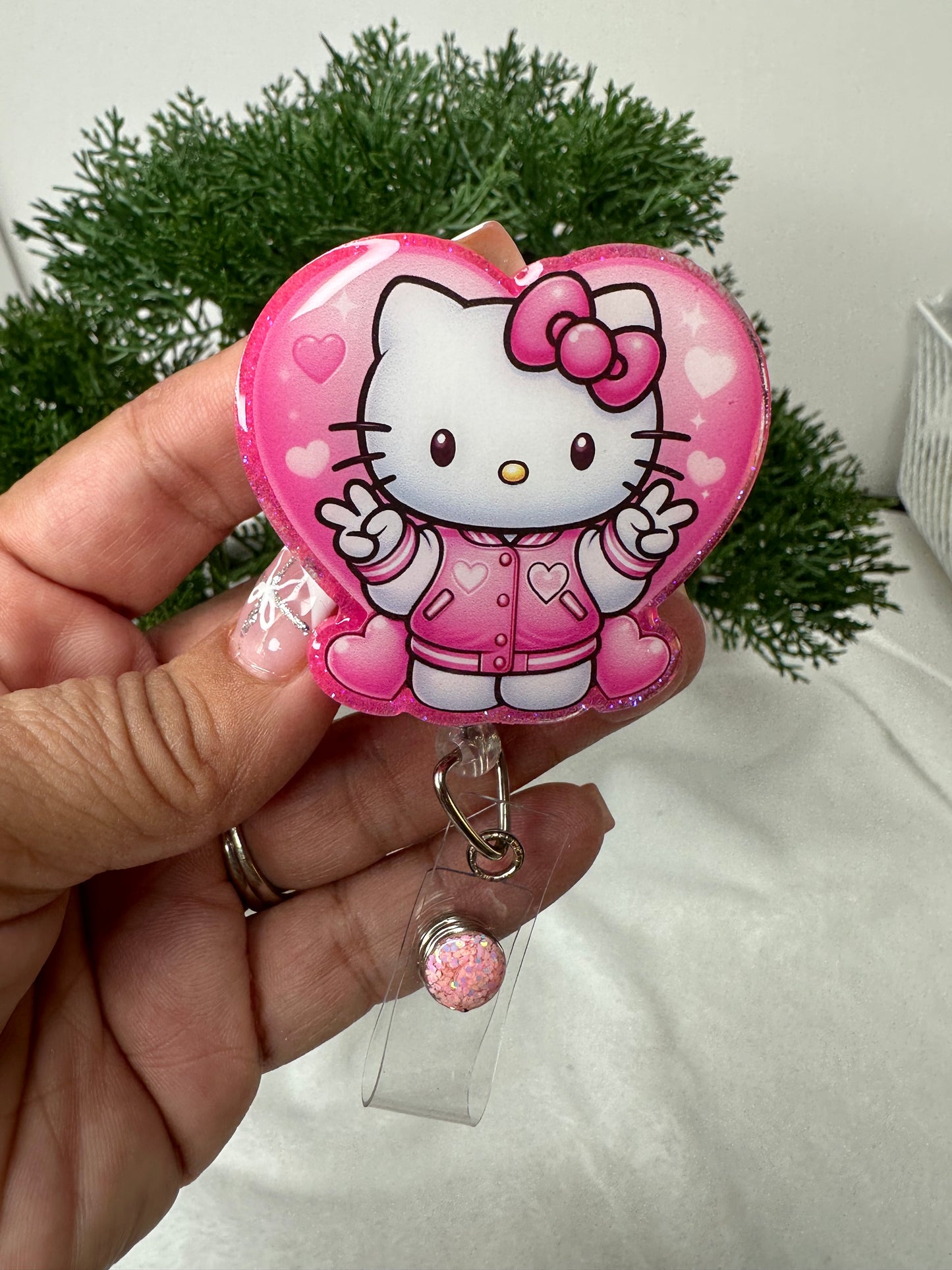 Valentine Kitty Badge Reel