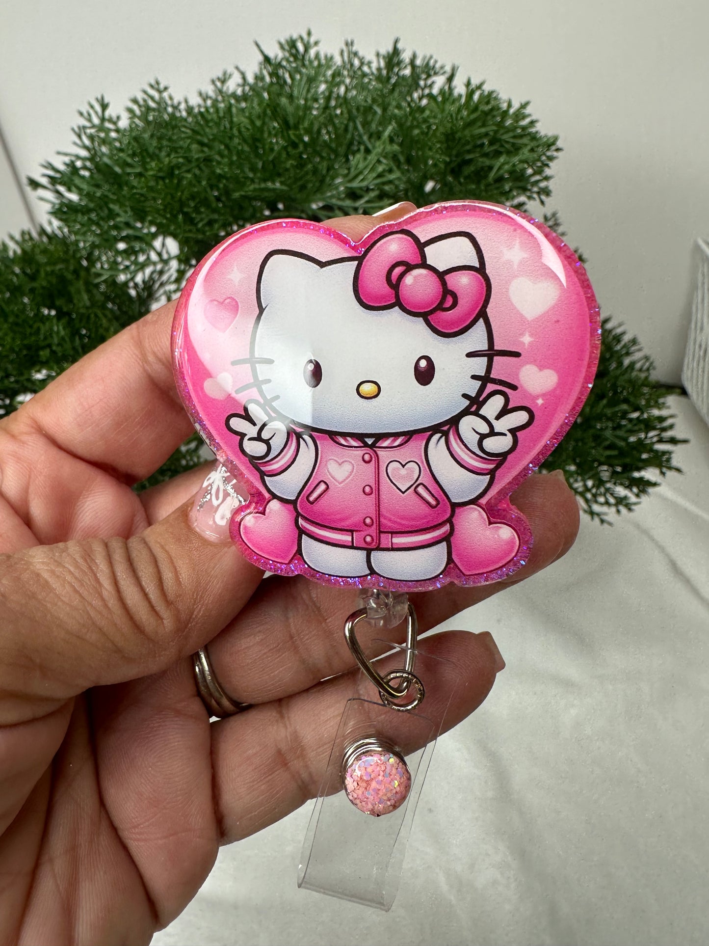 Valentine Kitty Badge Reel