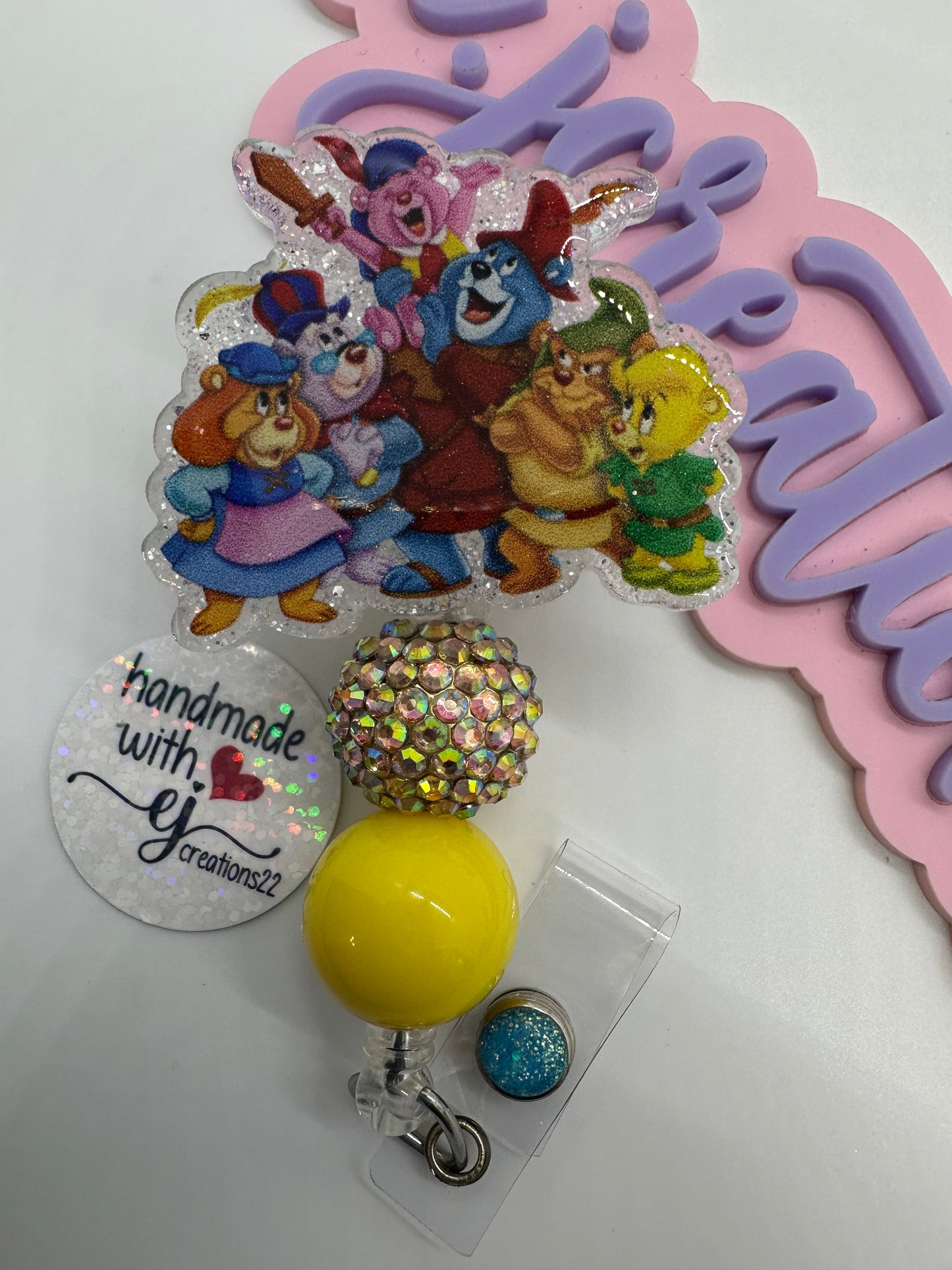 Gummi Bears Vintage Characters Badge Reel