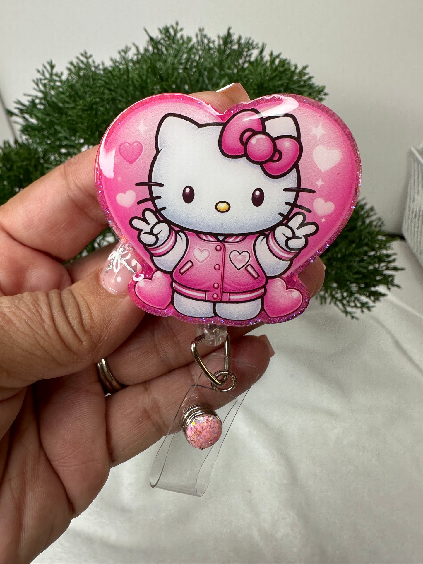 Valentine Kitty Badge Reel