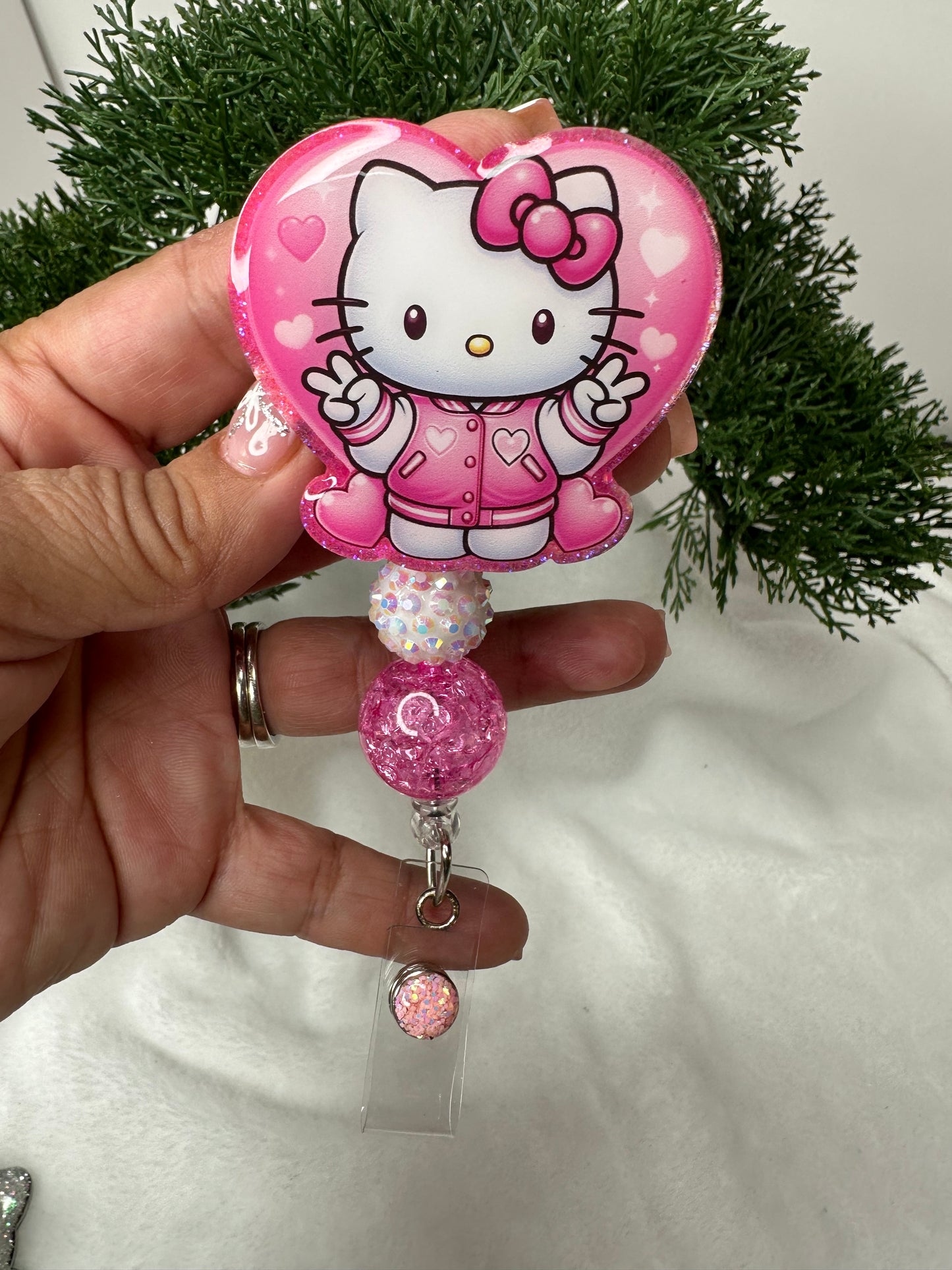 Valentine Kitty Badge Reel