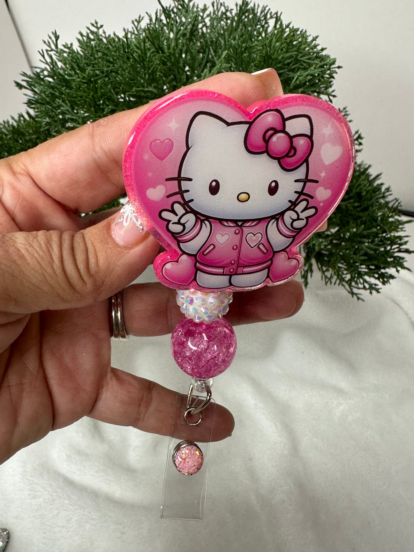 Valentine Kitty Badge Reel