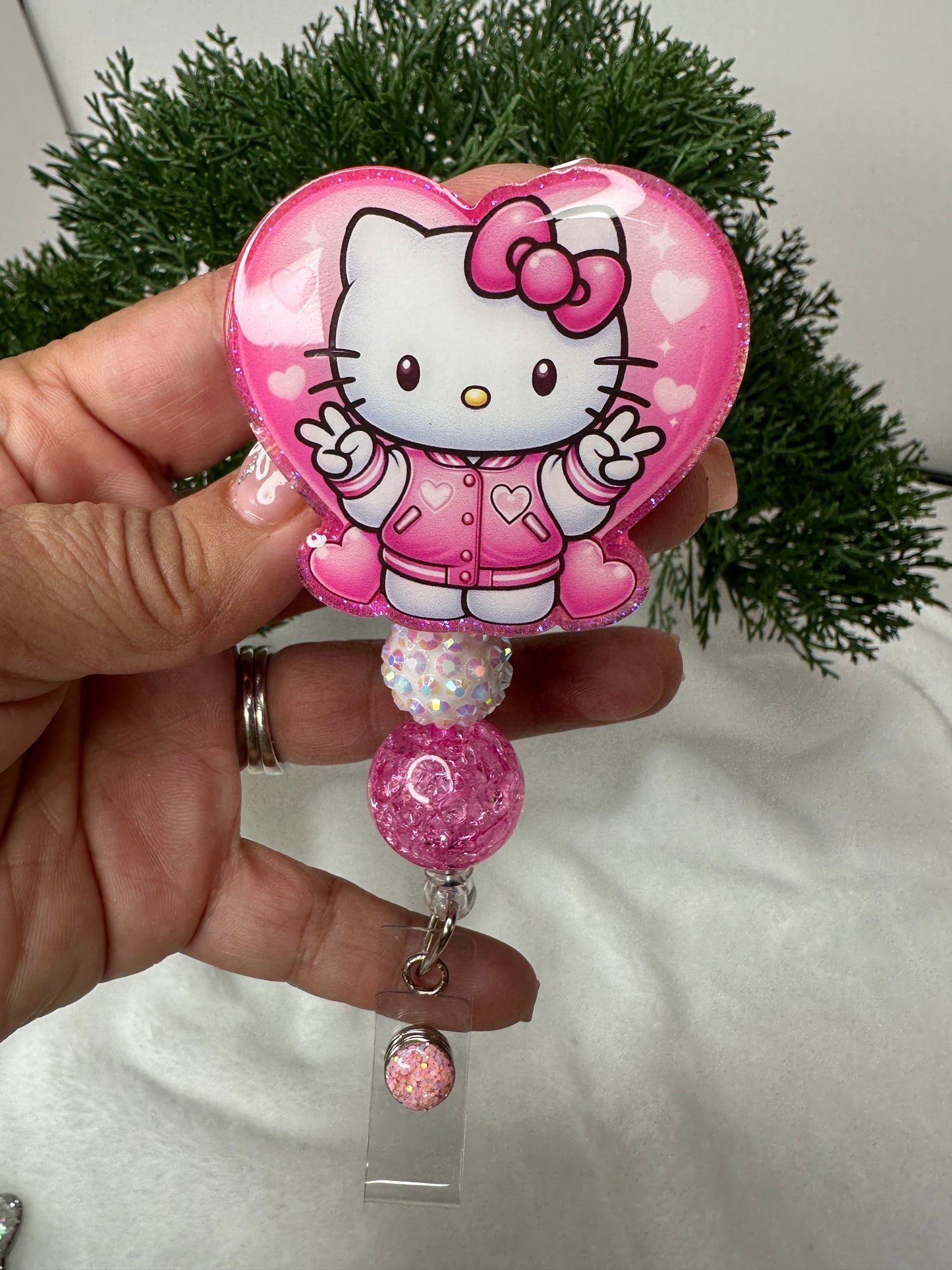 Valentine Kitty Badge Reel