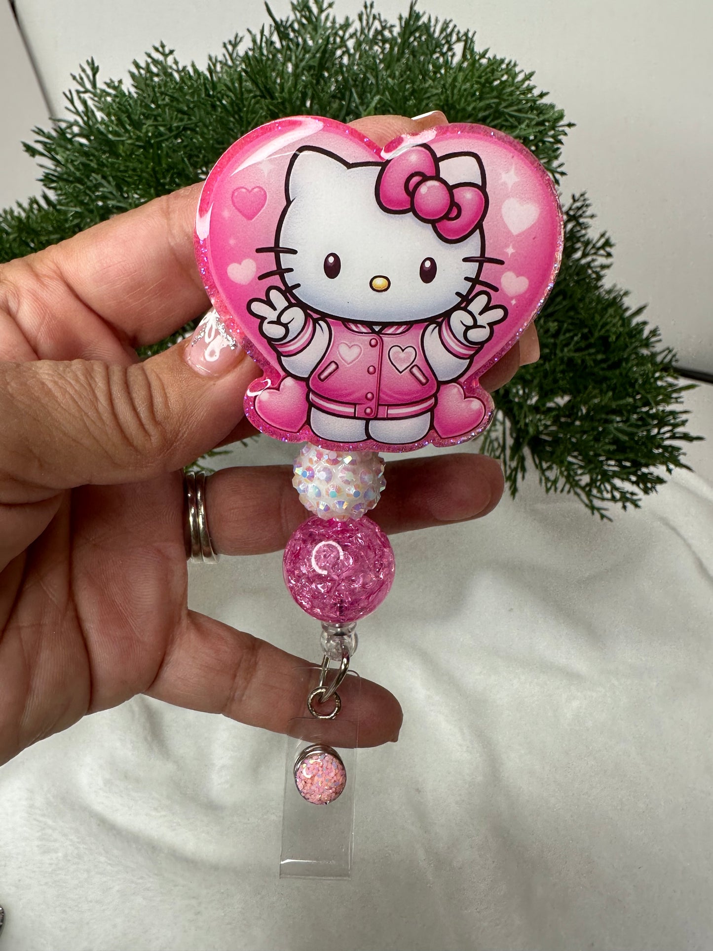 Valentine Kitty Badge Reel