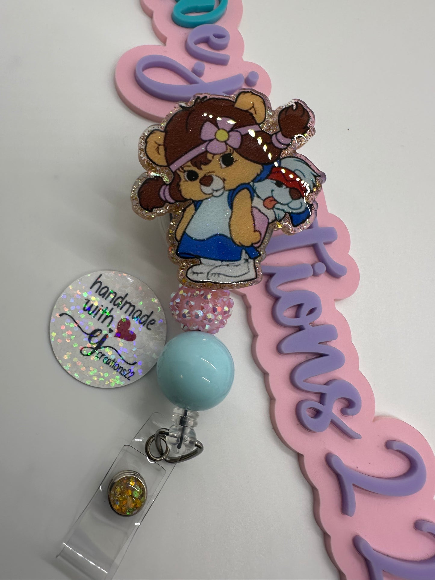 Paw Paw Princess Badge Reel