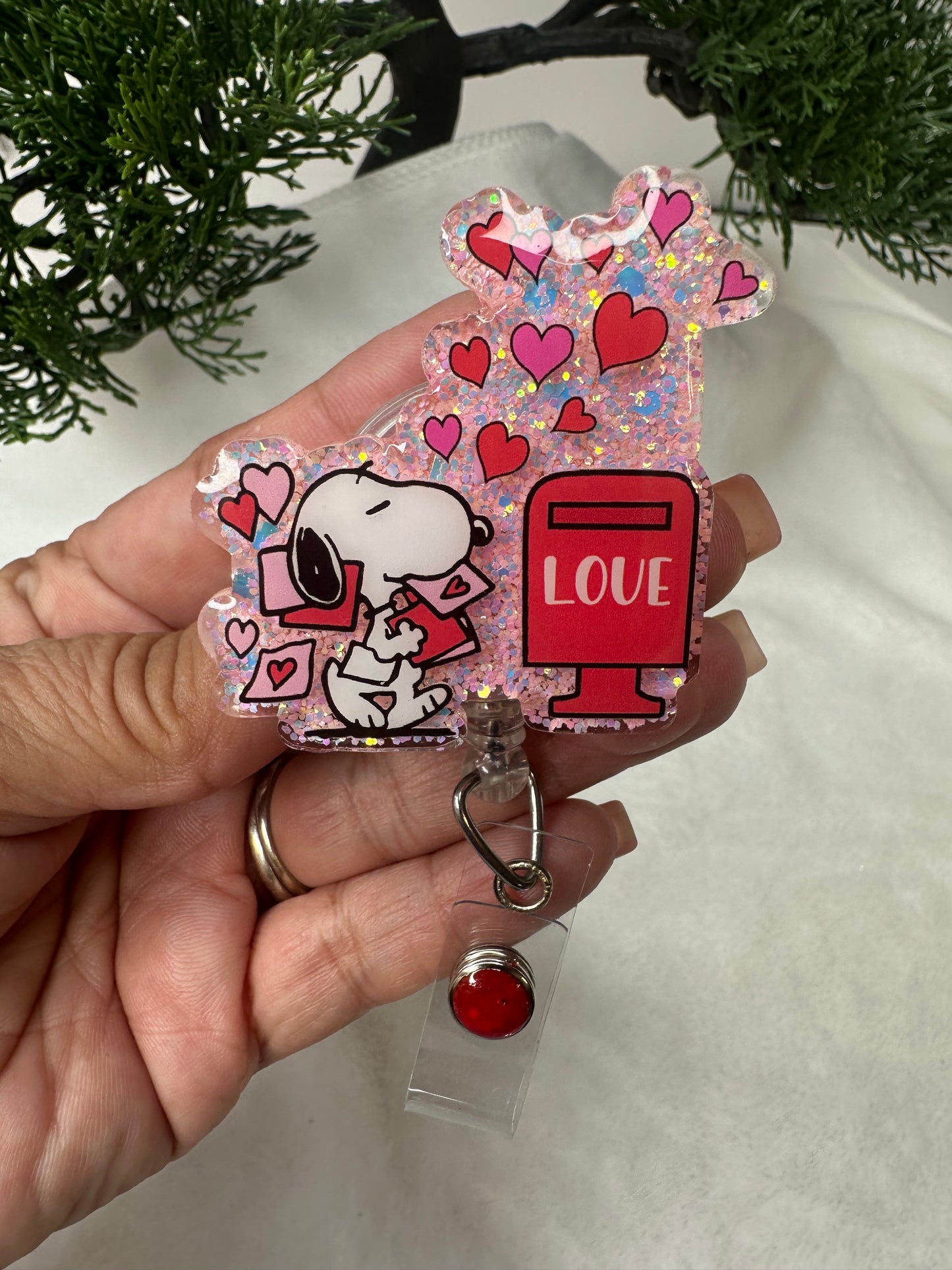 LOVE Pup Badge Reel