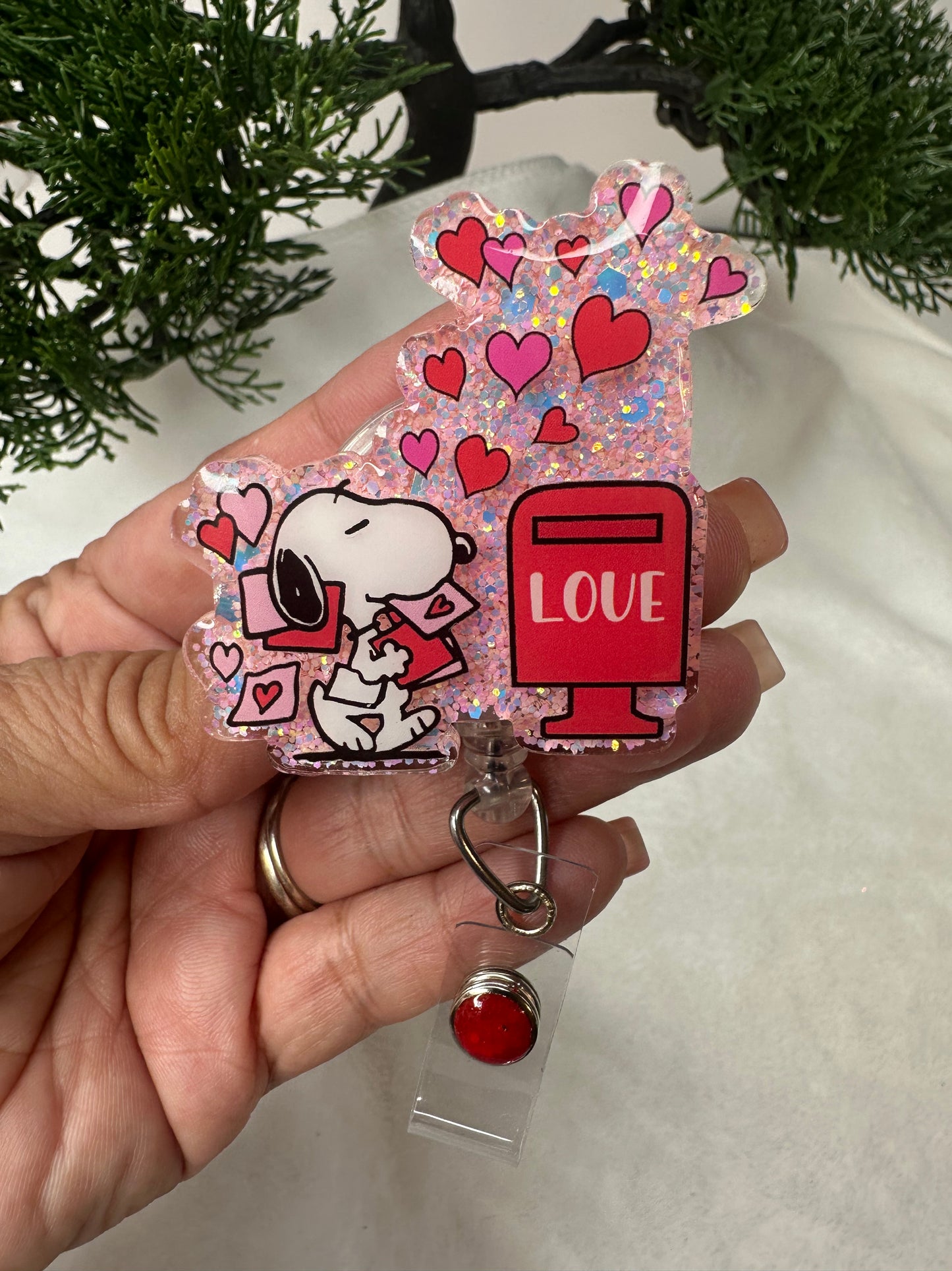 LOVE Pup Badge Reel