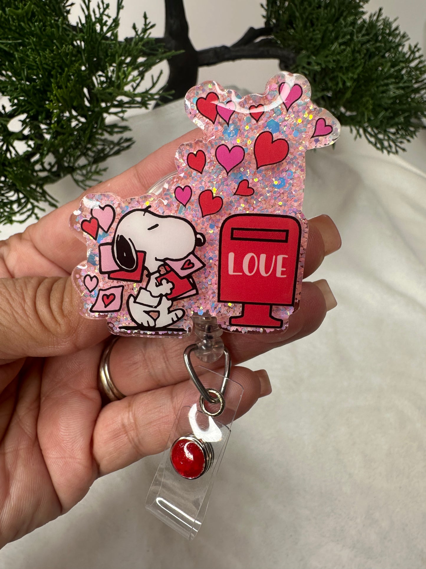 LOVE Pup Badge Reel