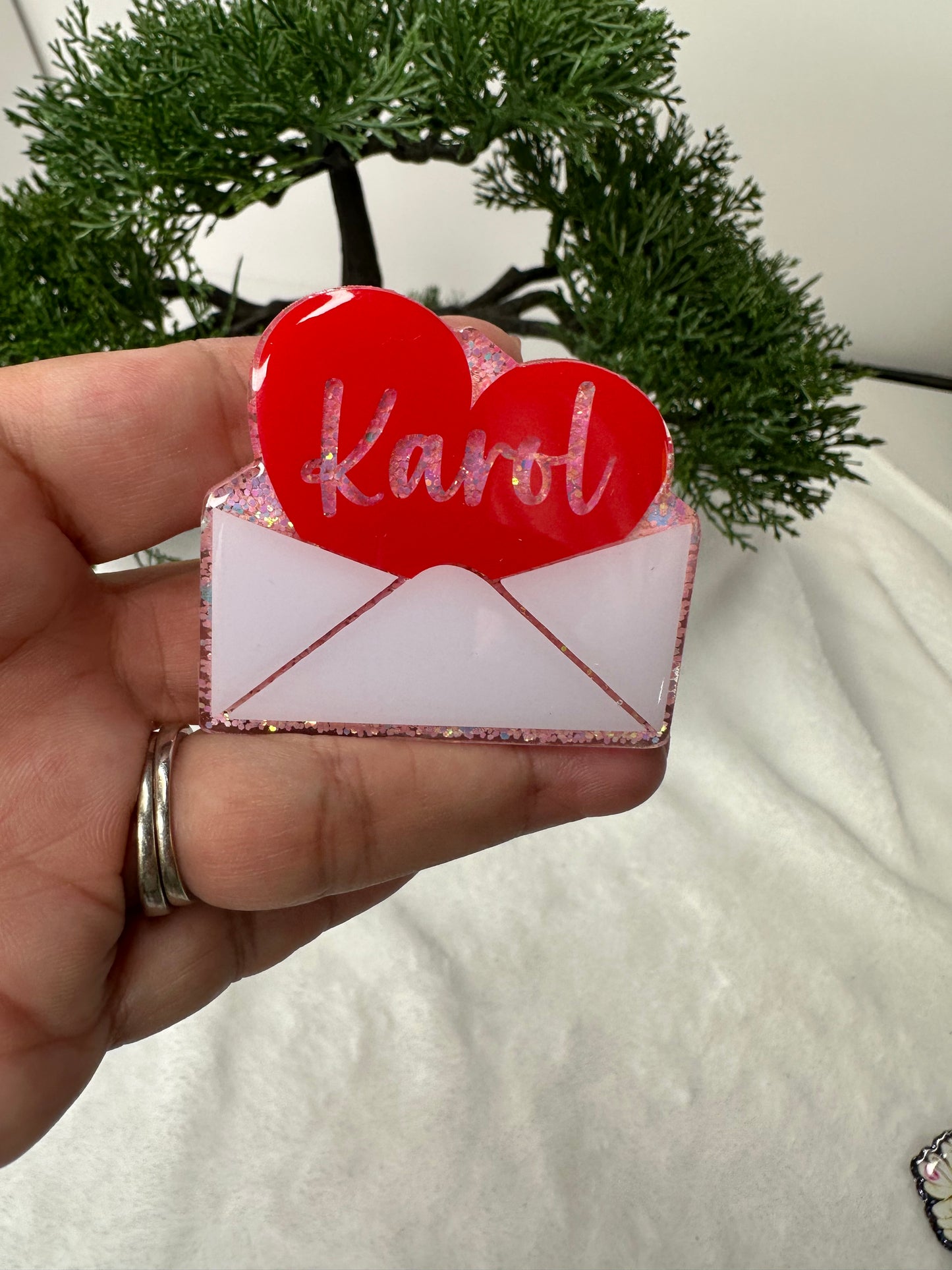 Valentine Card Badge Reel