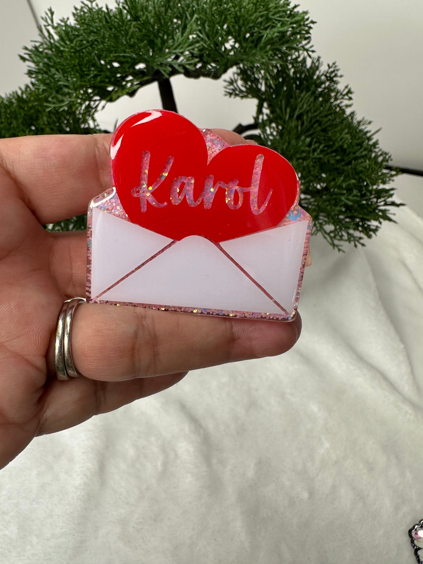 Valentine Card Badge Reel