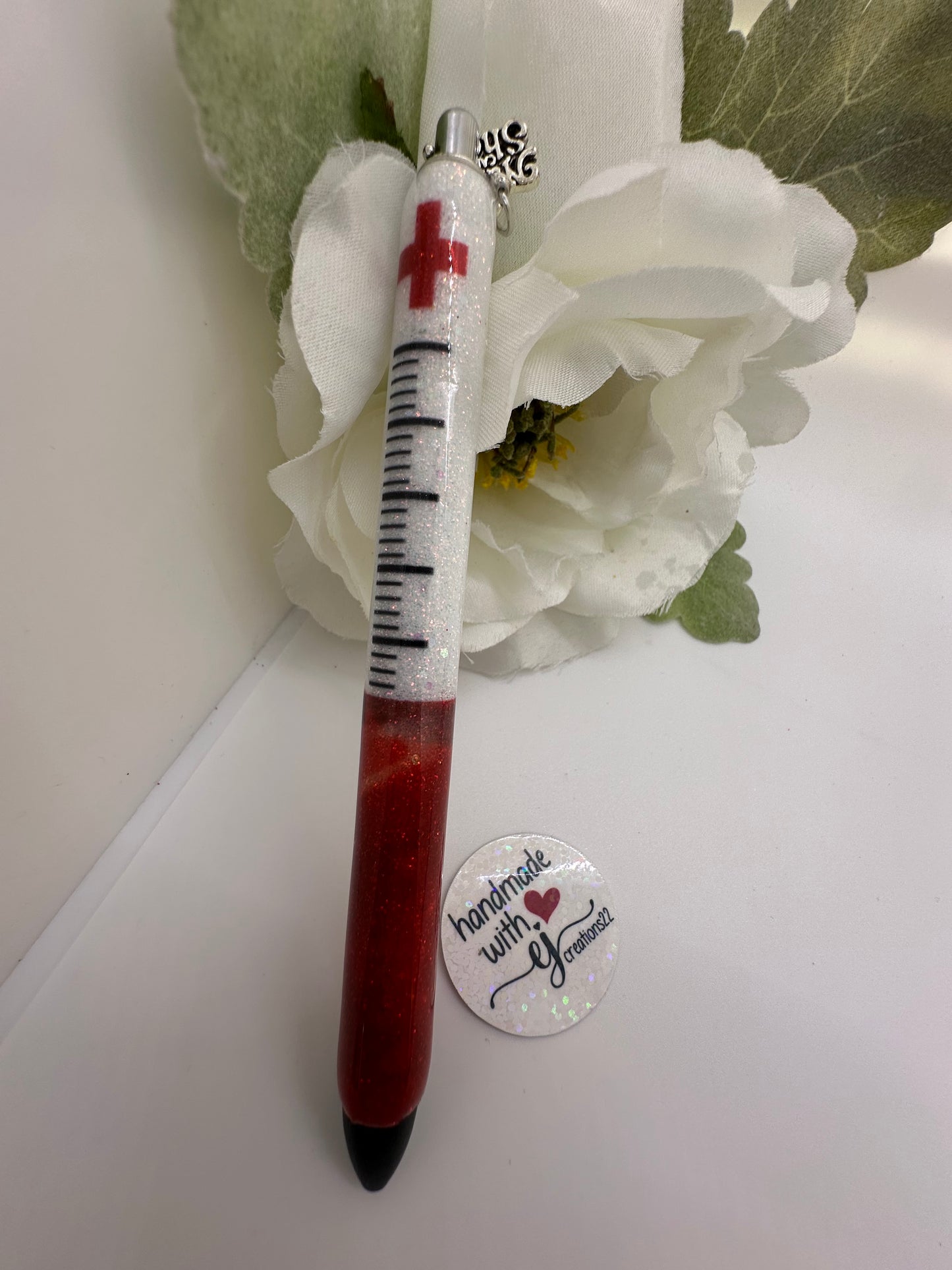 Phlebotomy Epoxy Glitter Pen