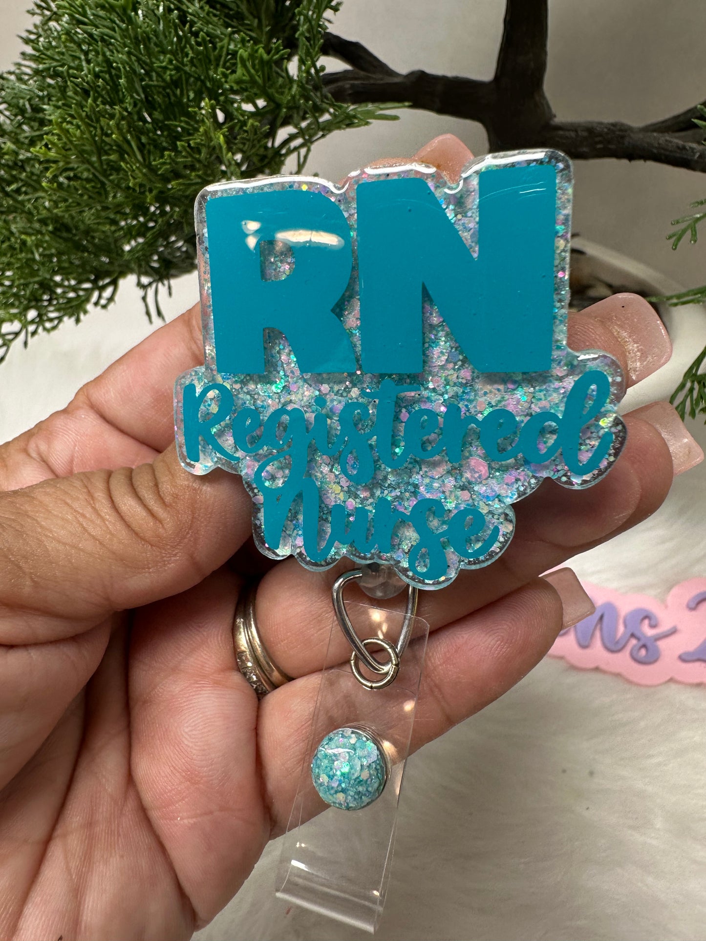 RN Registered Nurse Badge Reel