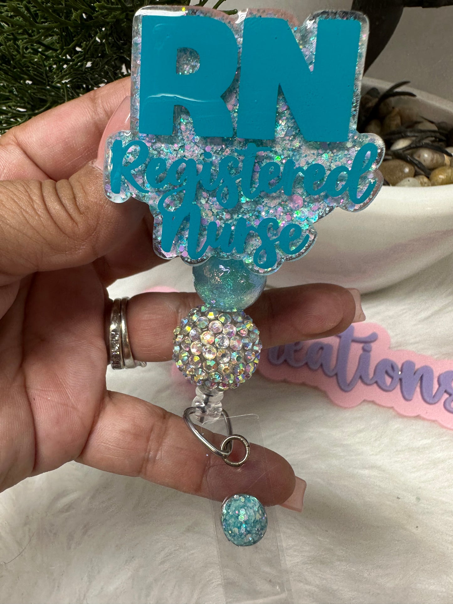 RN Registered Nurse Badge Reel
