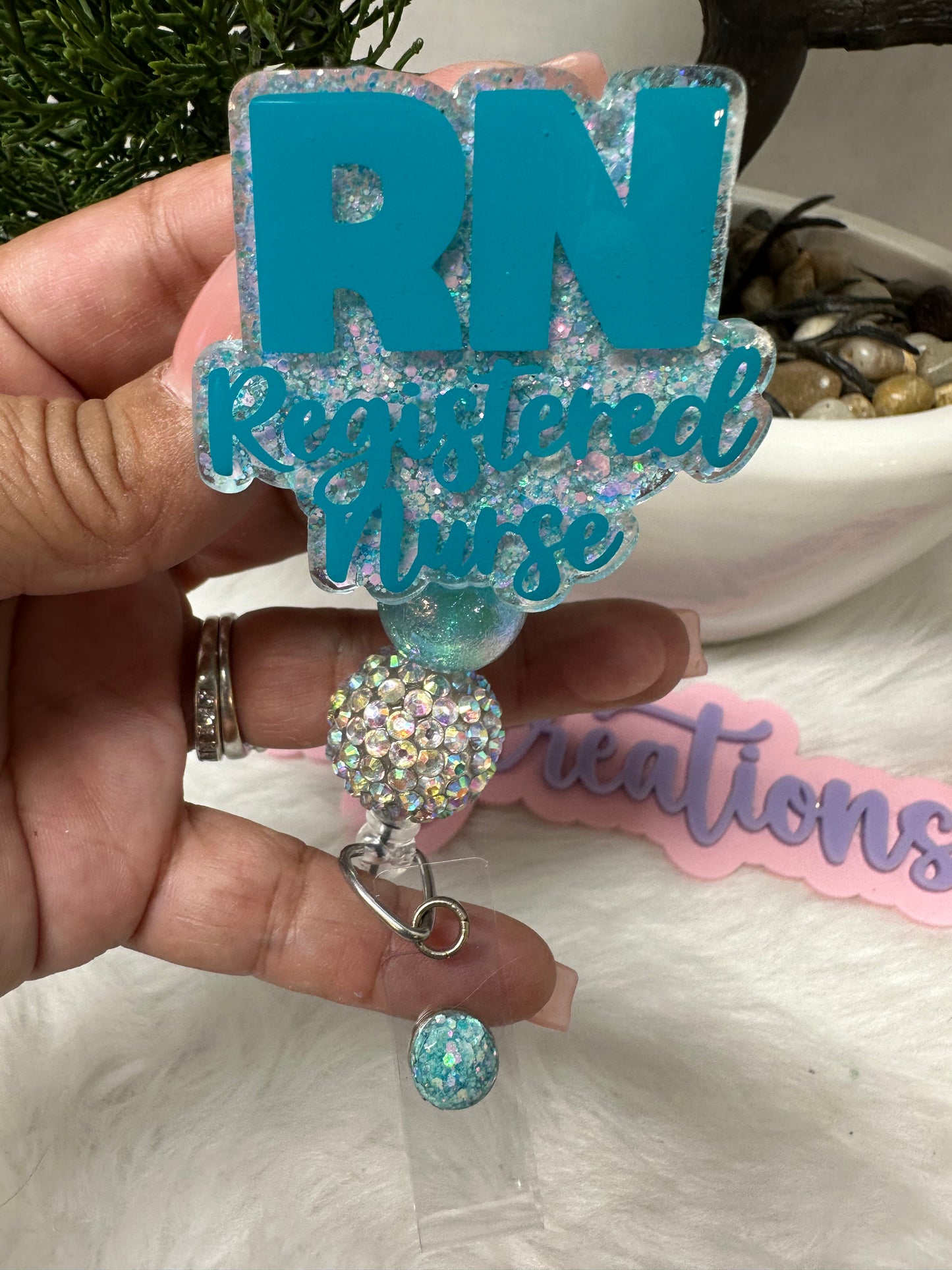 RN Registered Nurse Badge Reel