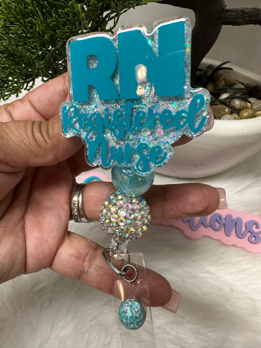 RN Registered Nurse Badge Reel