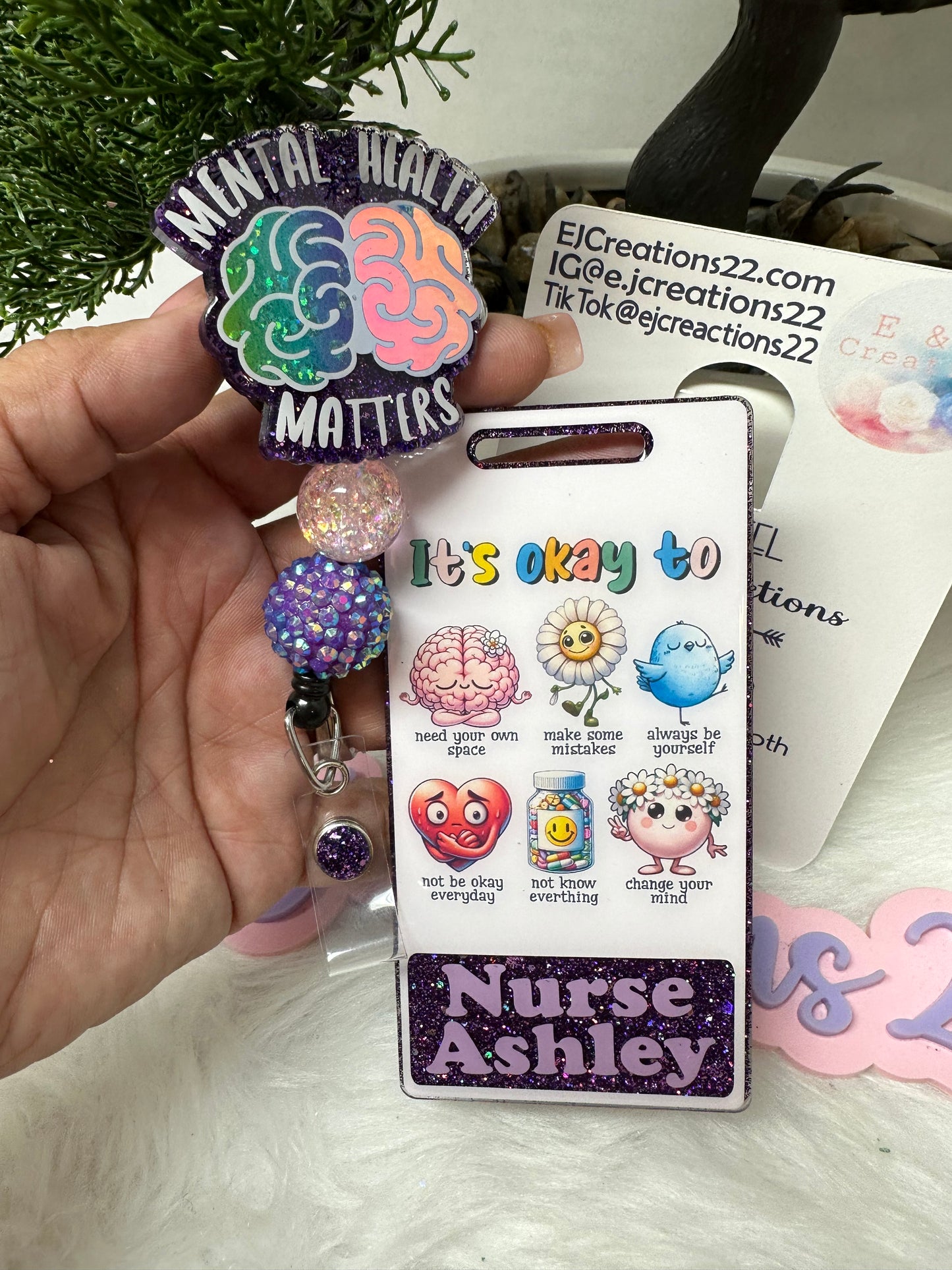 Mental Health Matters Badge Buddy Set