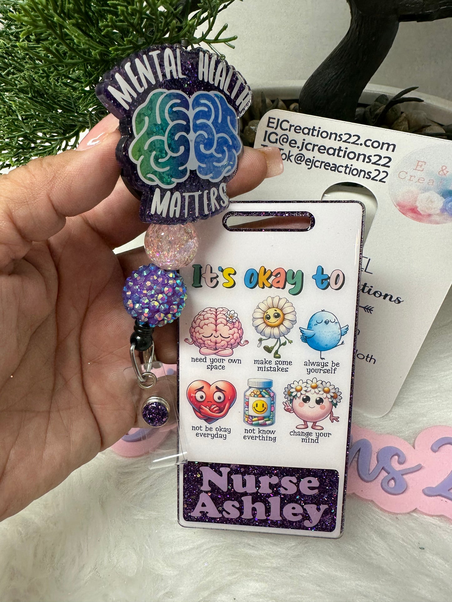 Mental Health Matters Badge Buddy Set