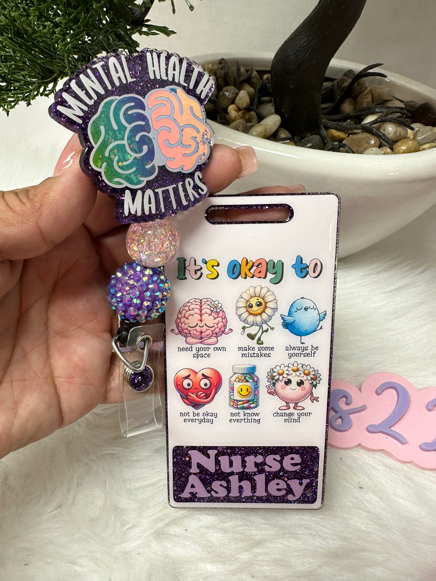 Mental Health Matters Badge Buddy Set