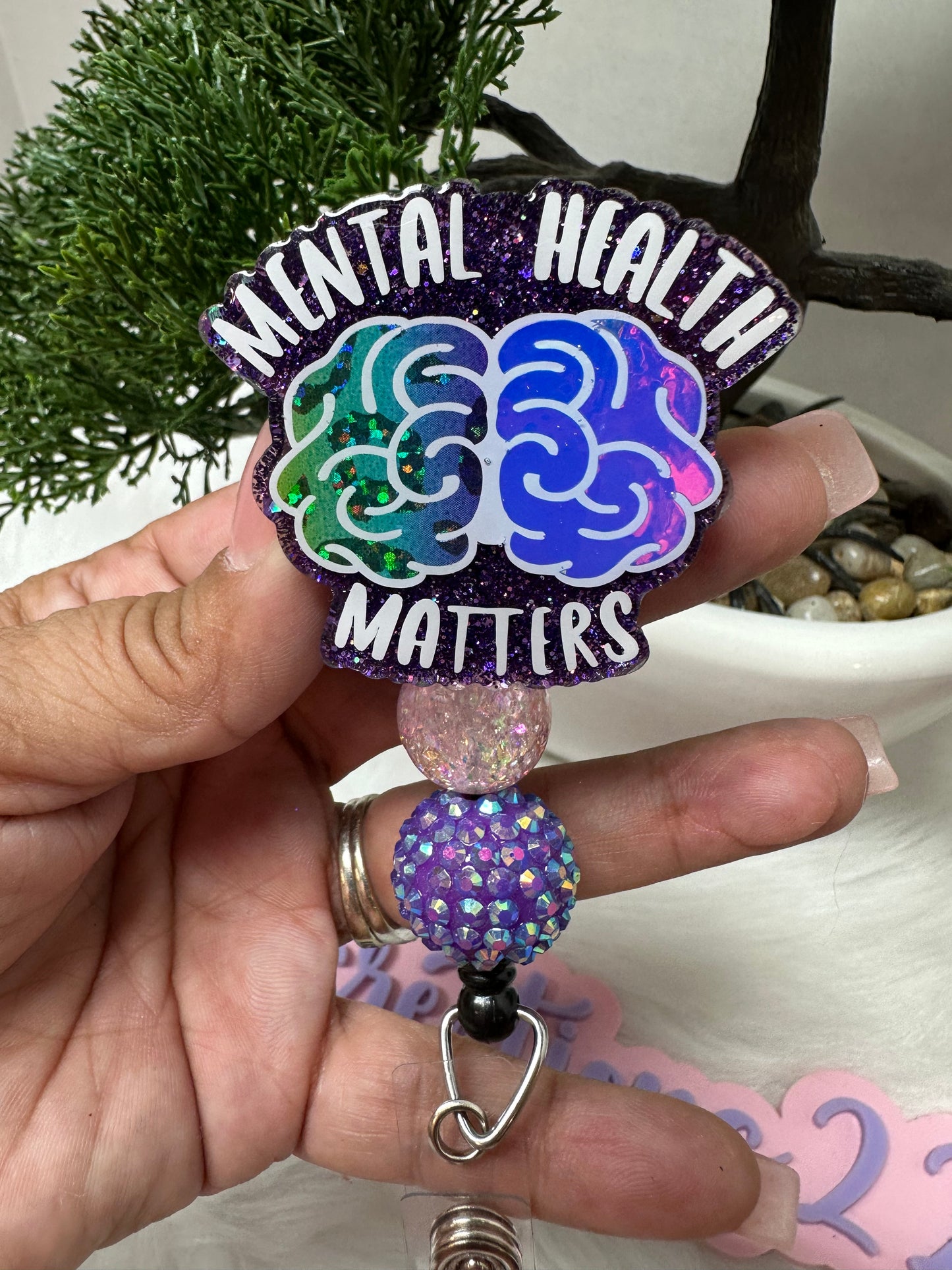 MENTAL HEALTH MATTERS Badge Reel