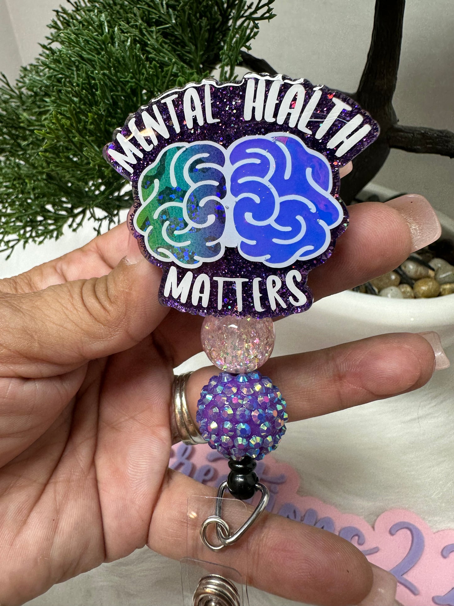 MENTAL HEALTH MATTERS Badge Reel