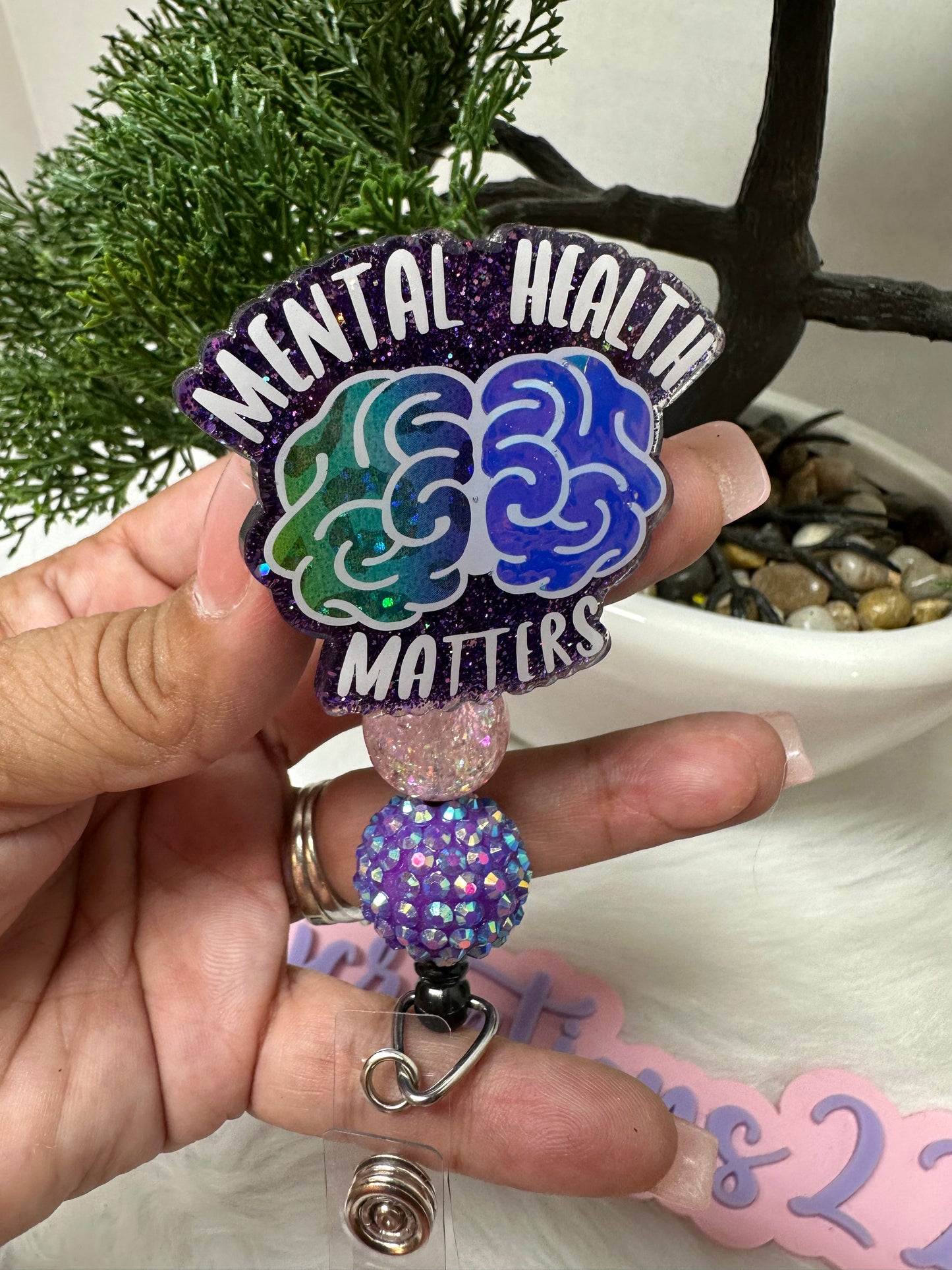 MENTAL HEALTH MATTERS Badge Reel