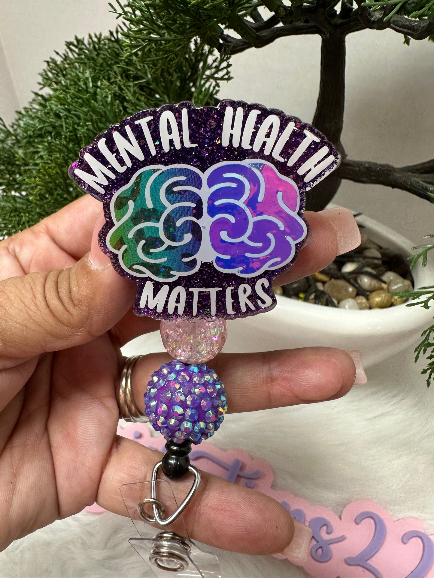 MENTAL HEALTH MATTERS Badge Reel