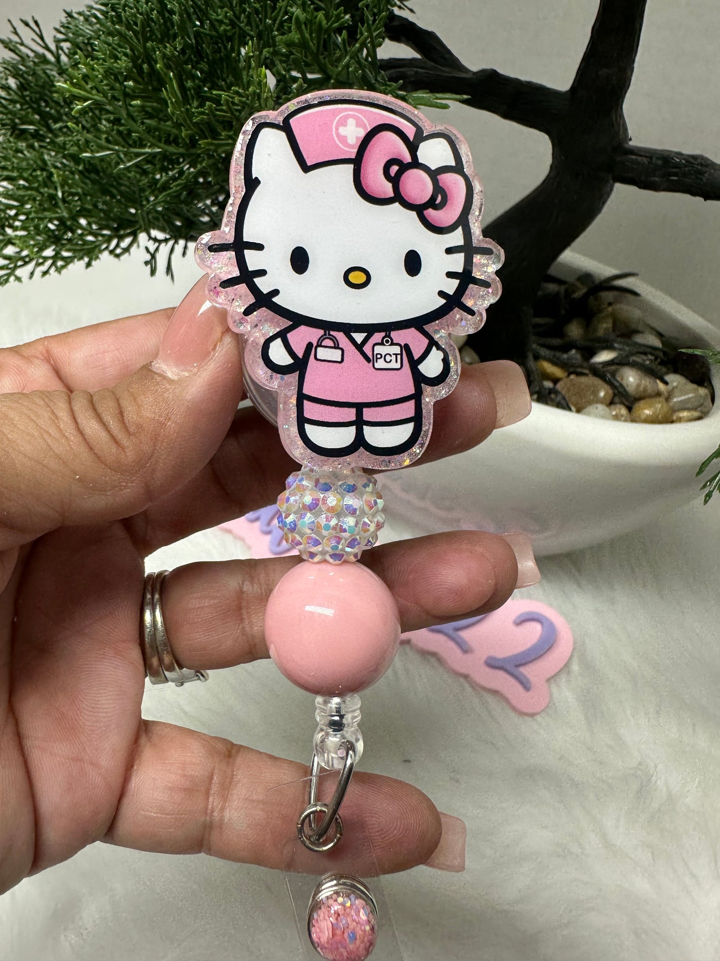 Kitty PCT Badge Reel
