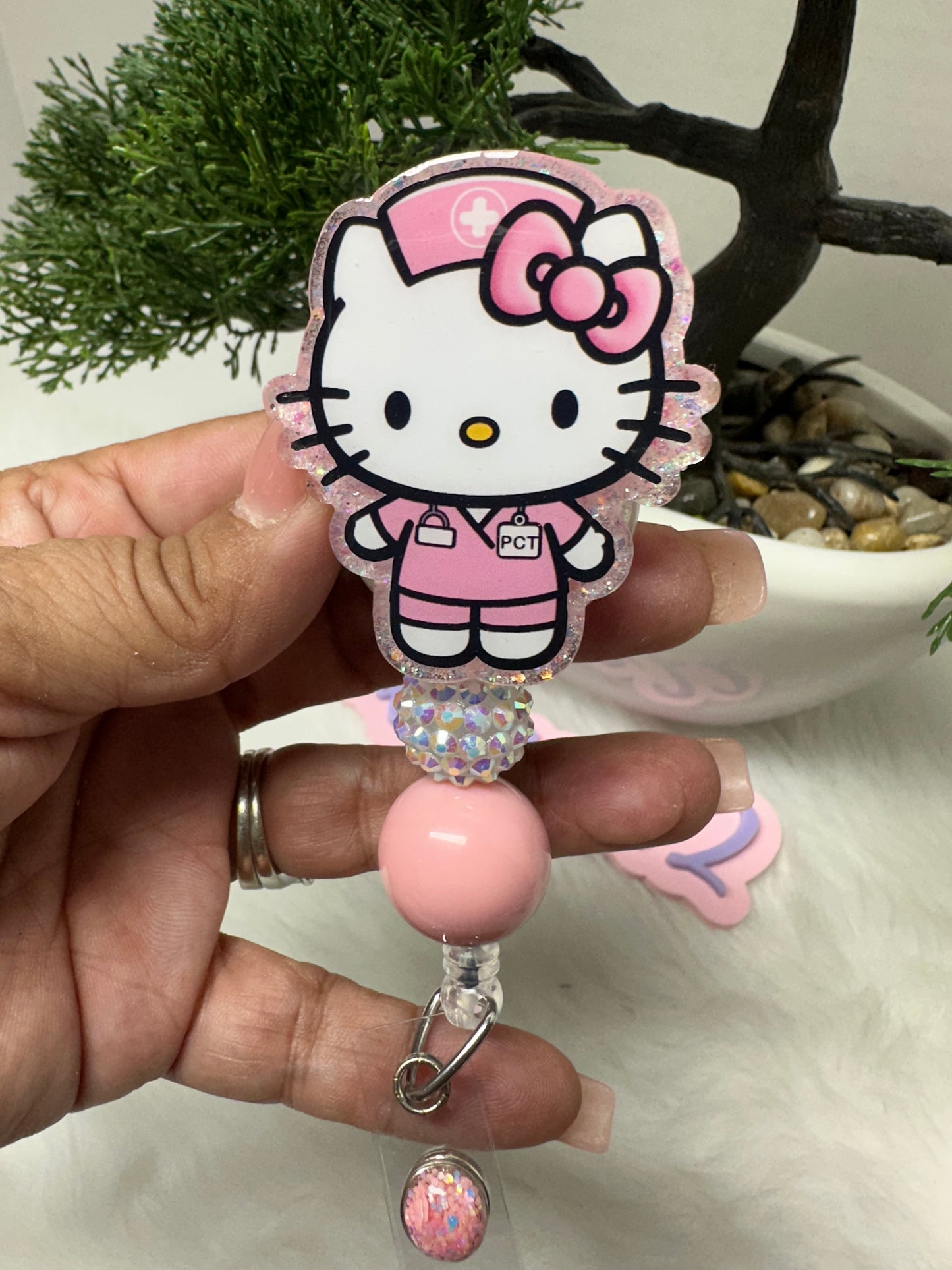 Kitty PCT Badge Reel