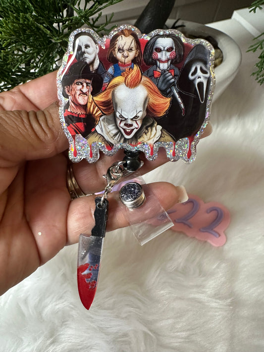 Halloween Bad Boys Badge Reel