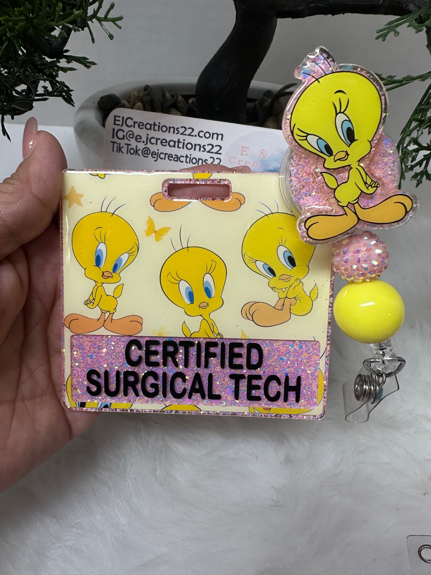 Yellow Bird Badge Buddy Set
