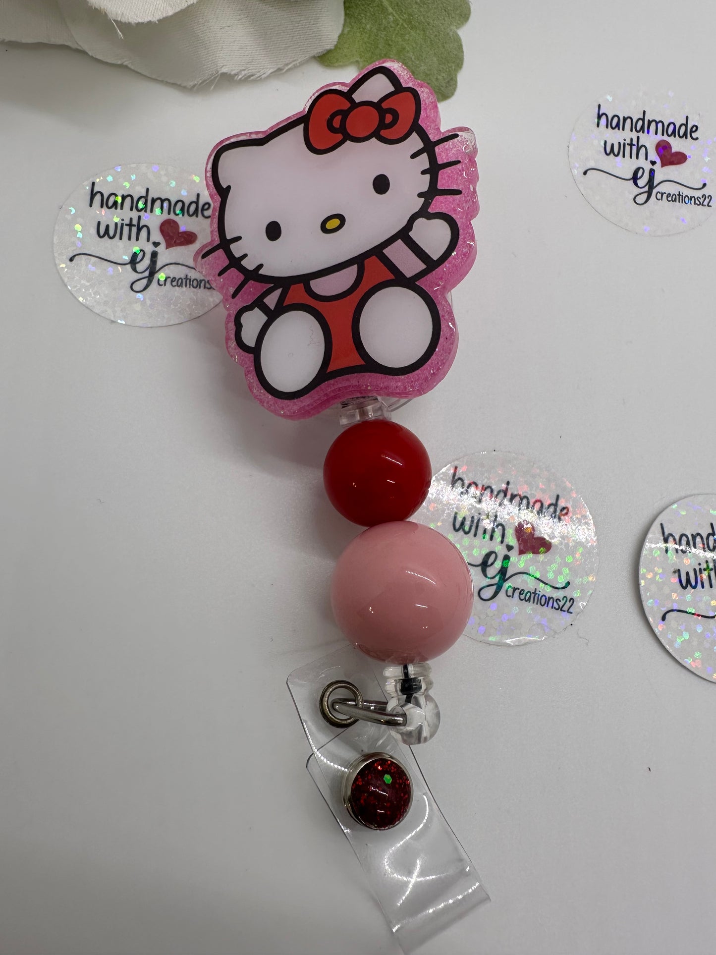 Kitty Cat Badge Reel