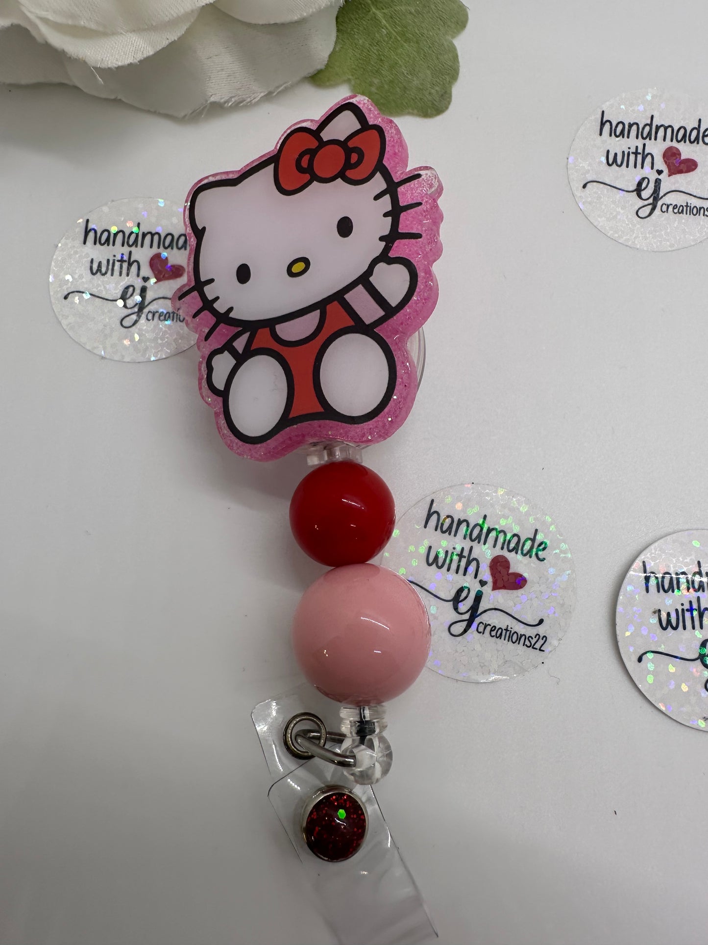 Kitty Cat Badge Reel