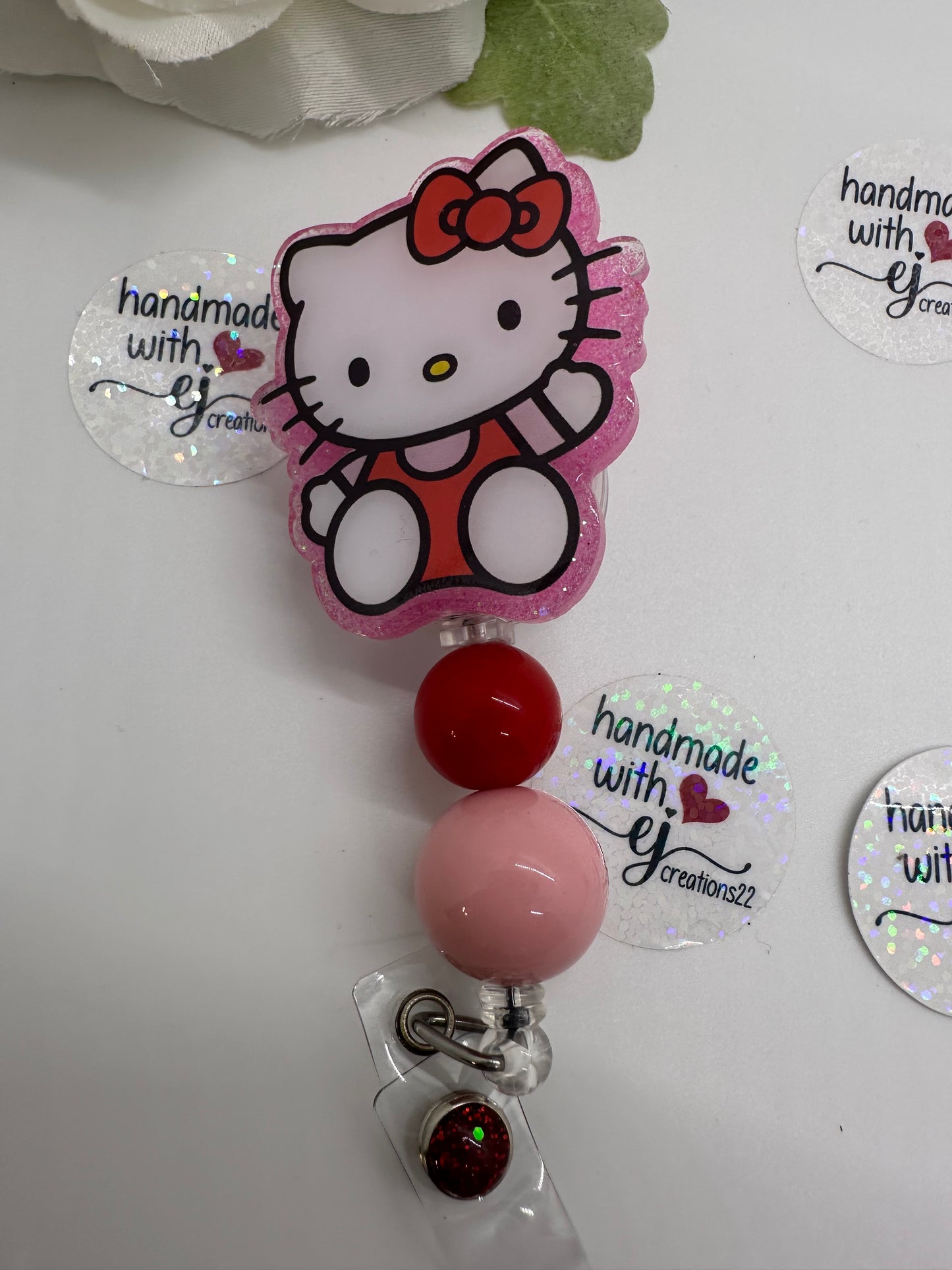 Kitty Cat Badge Reel