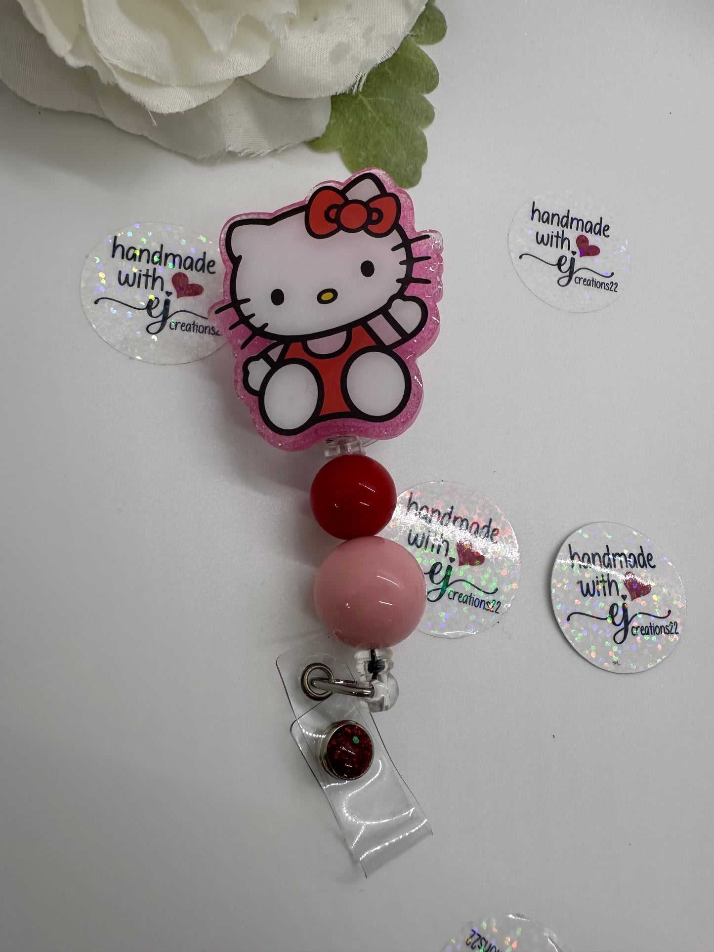 Kitty Cat Badge Reel