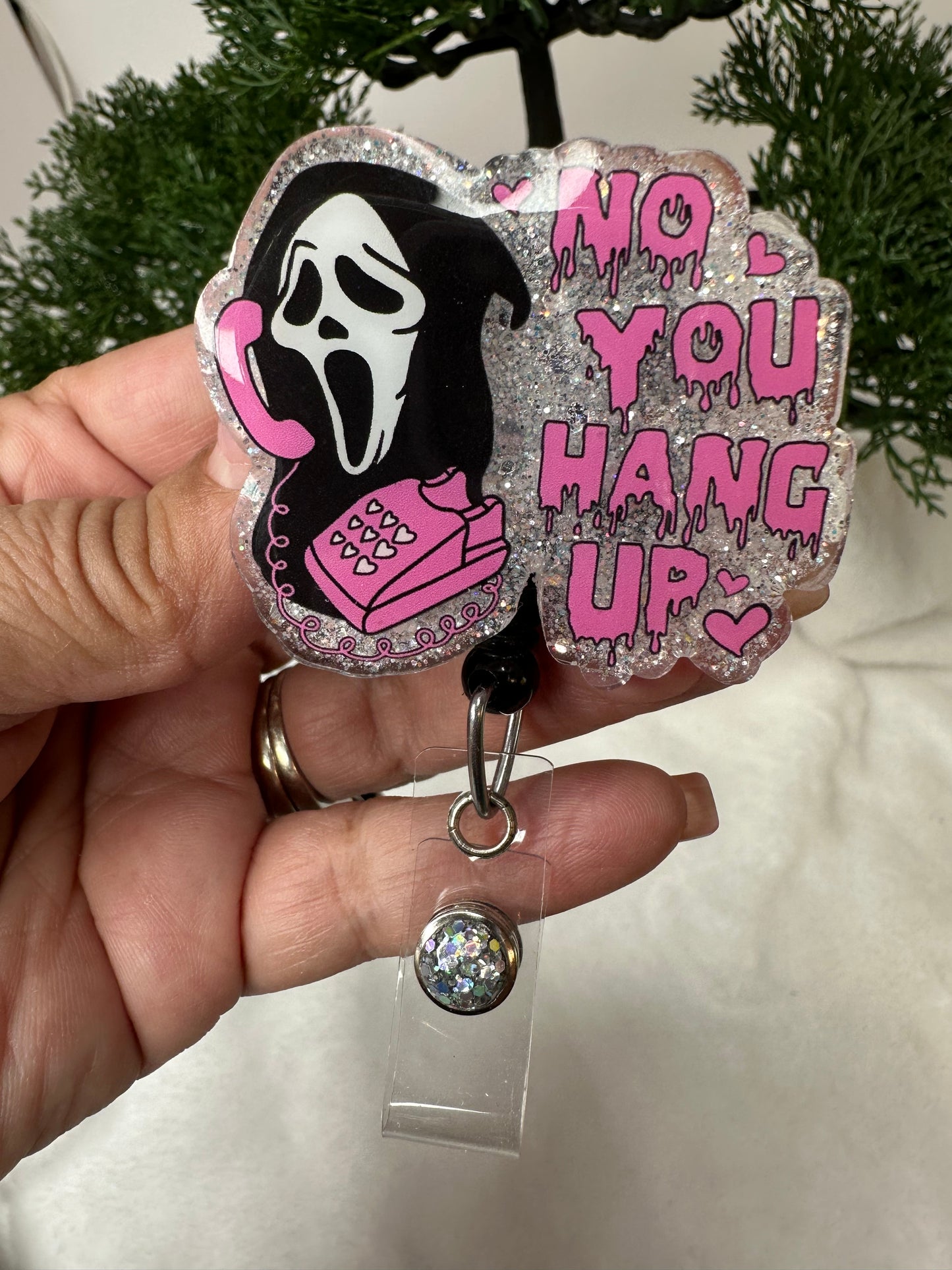 Spooky Hang Up Badge Reel