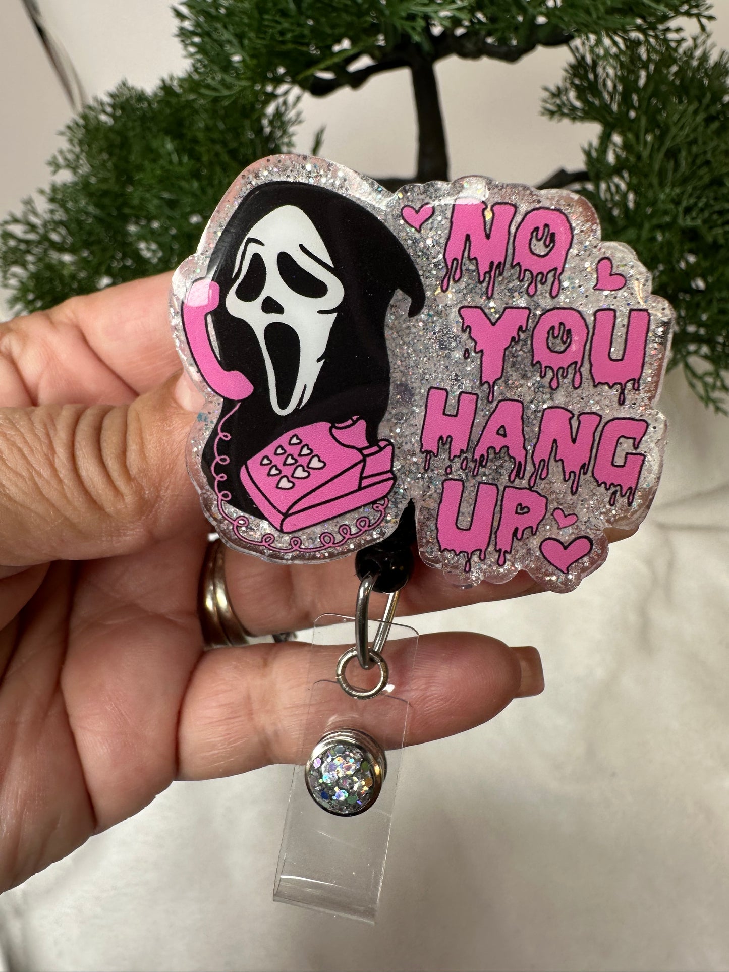 Spooky Hang Up Badge Reel