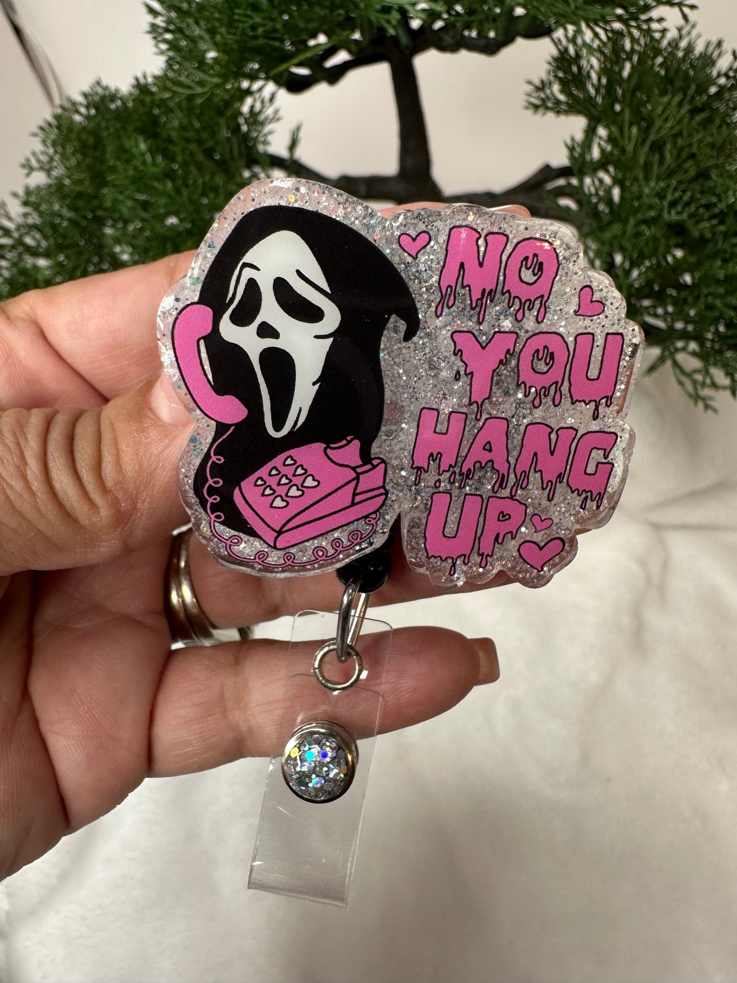 Spooky Hang Up Badge Reel
