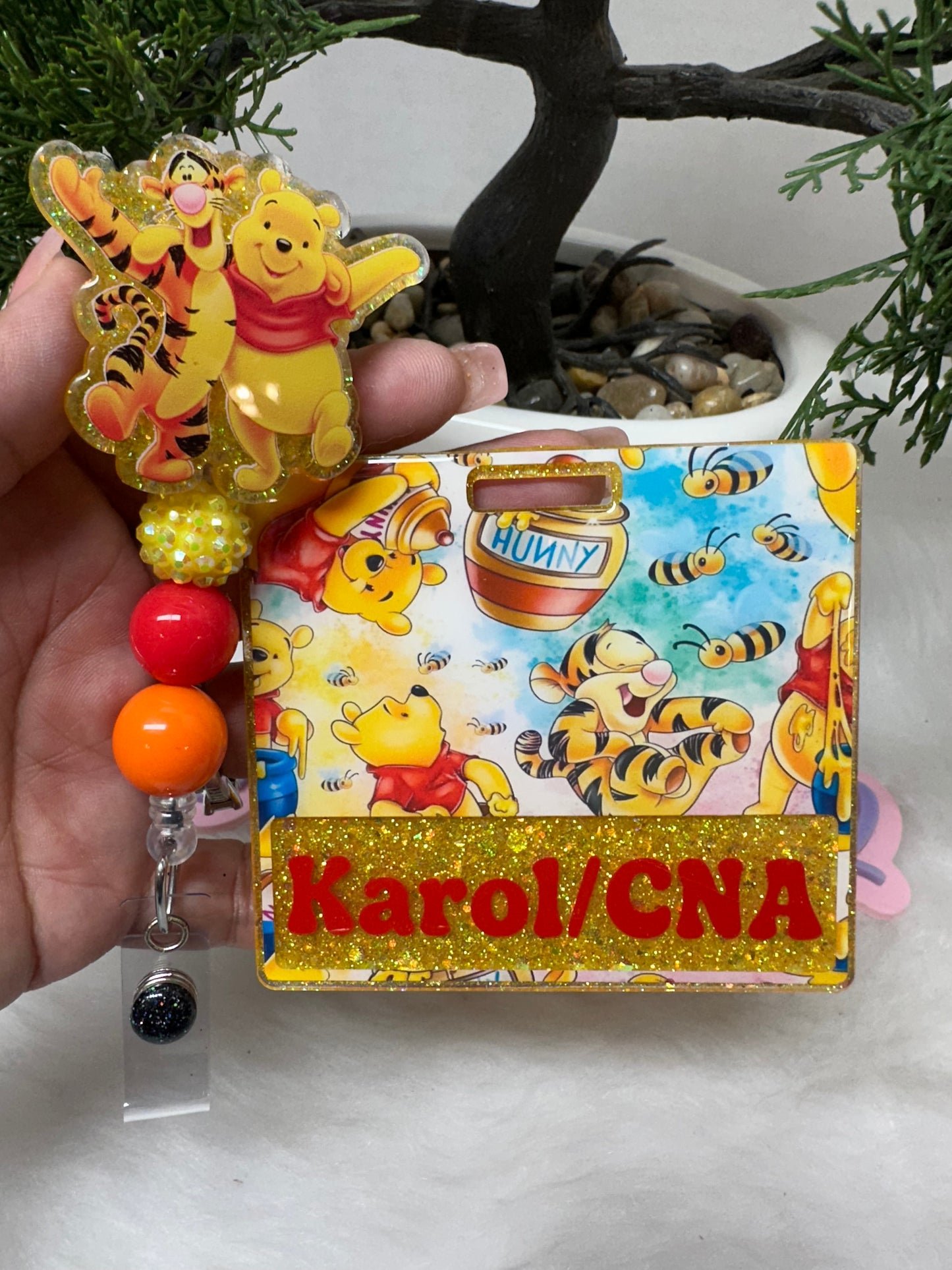 Bear and Tiger Badge Buddy Set