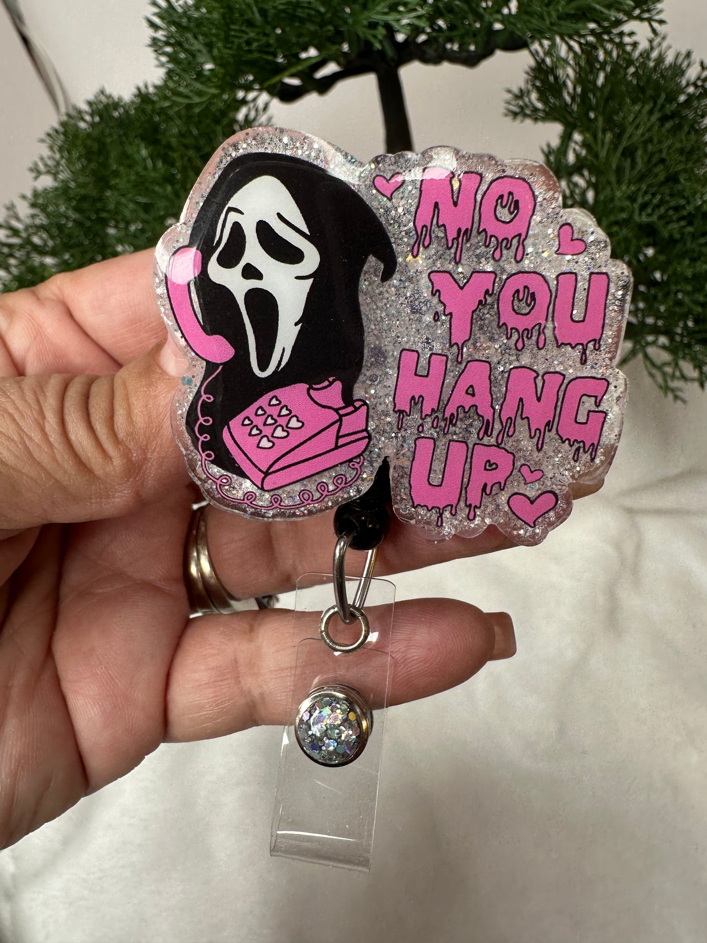 Spooky Hang Up Badge Reel