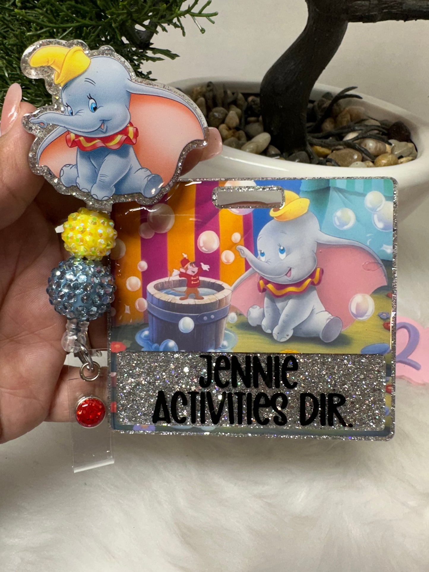 Baby Elephant Badge Buddy Set