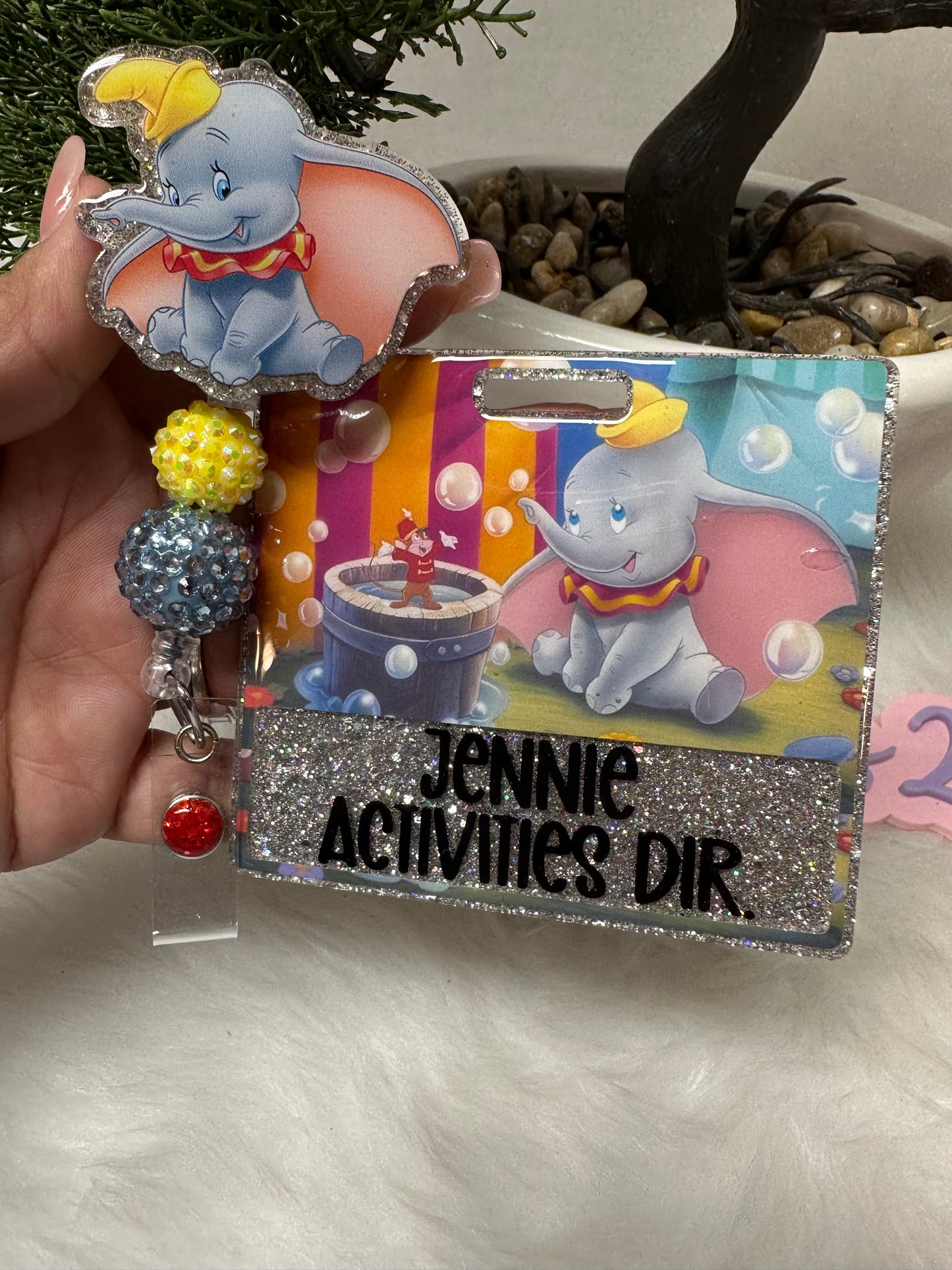 Baby Elephant Badge Buddy Set
