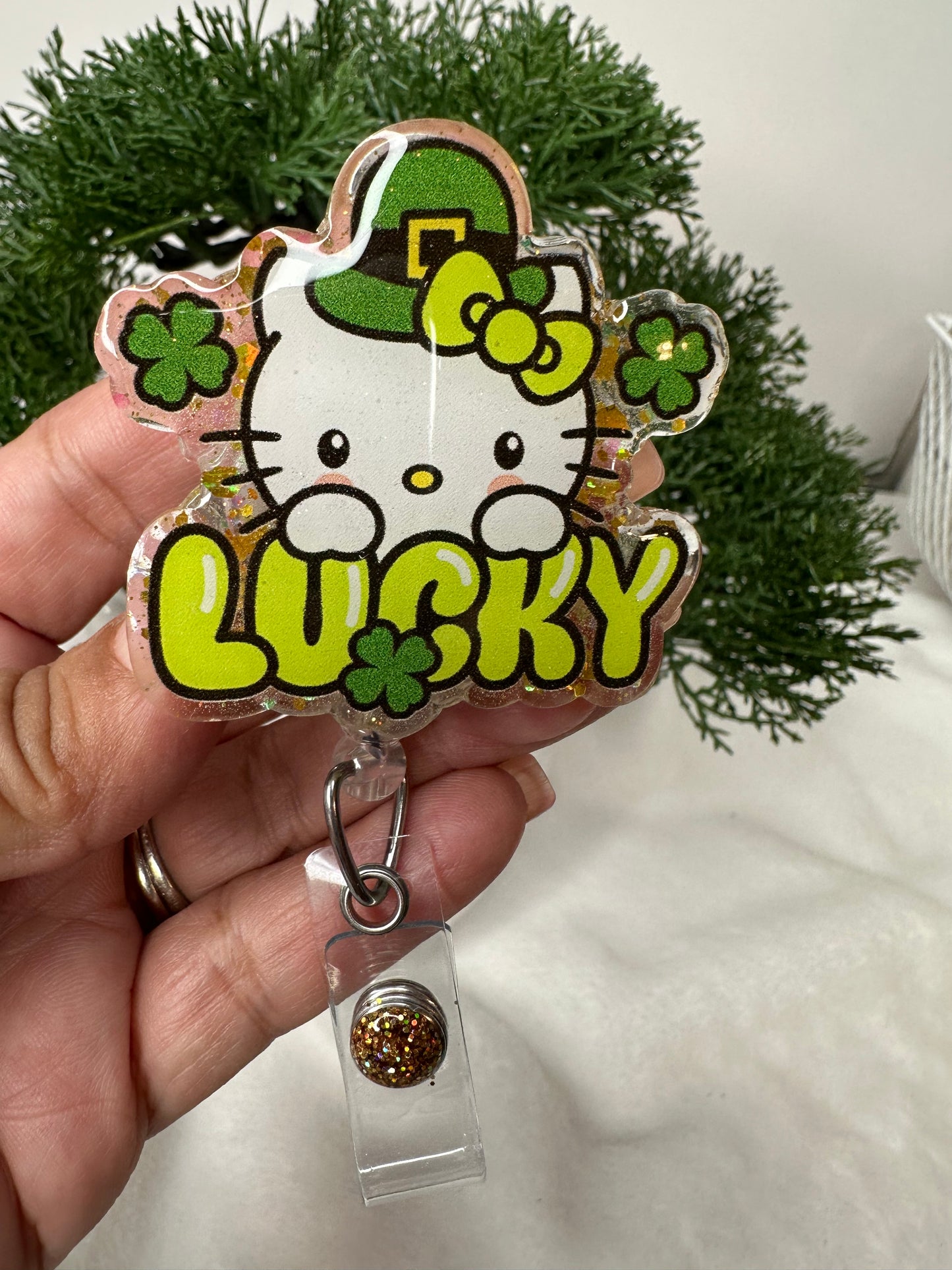 Kitty Lucky Badge Reel