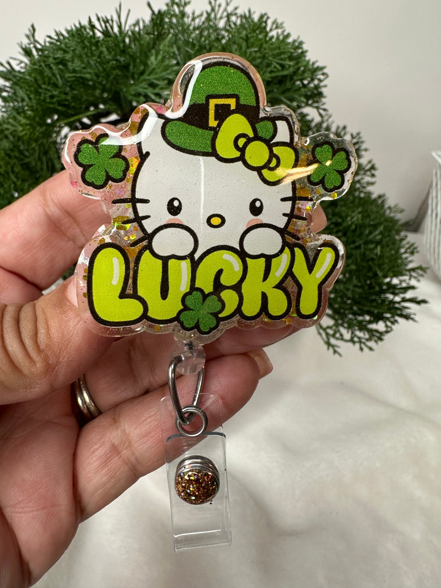 Kitty Lucky Badge Reel
