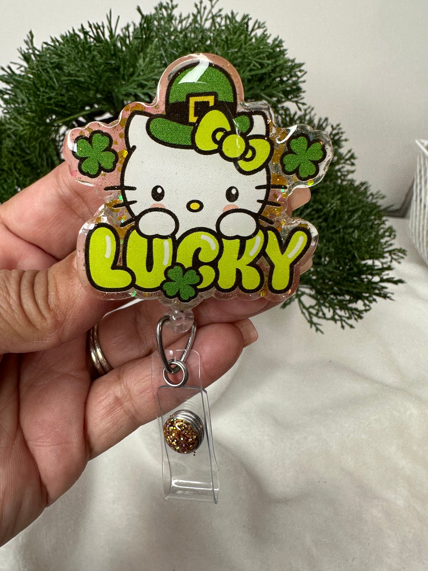 Kitty Lucky Badge Reel