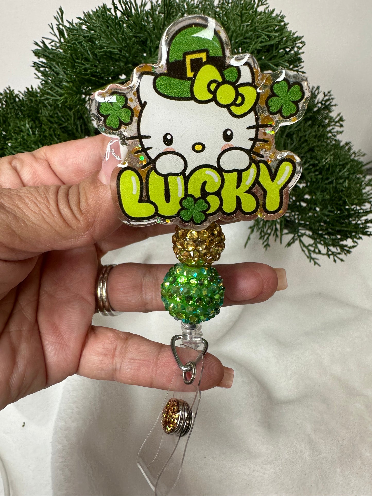 Kitty Lucky Badge Reel