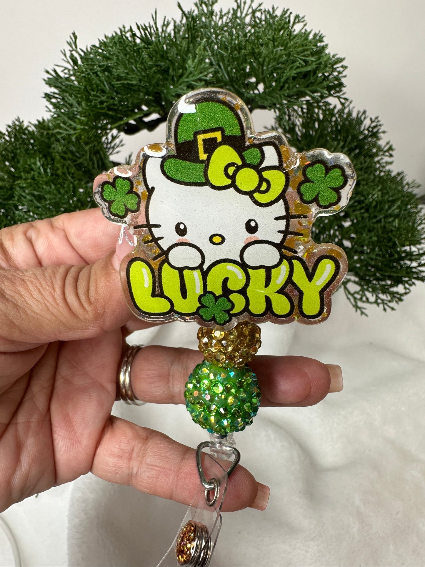 Kitty Lucky Badge Reel