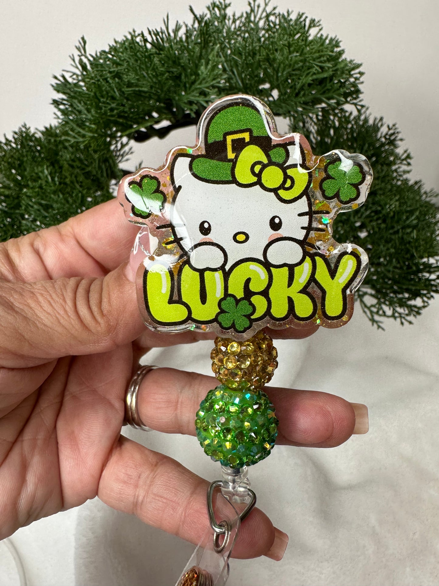 Kitty Lucky Badge Reel