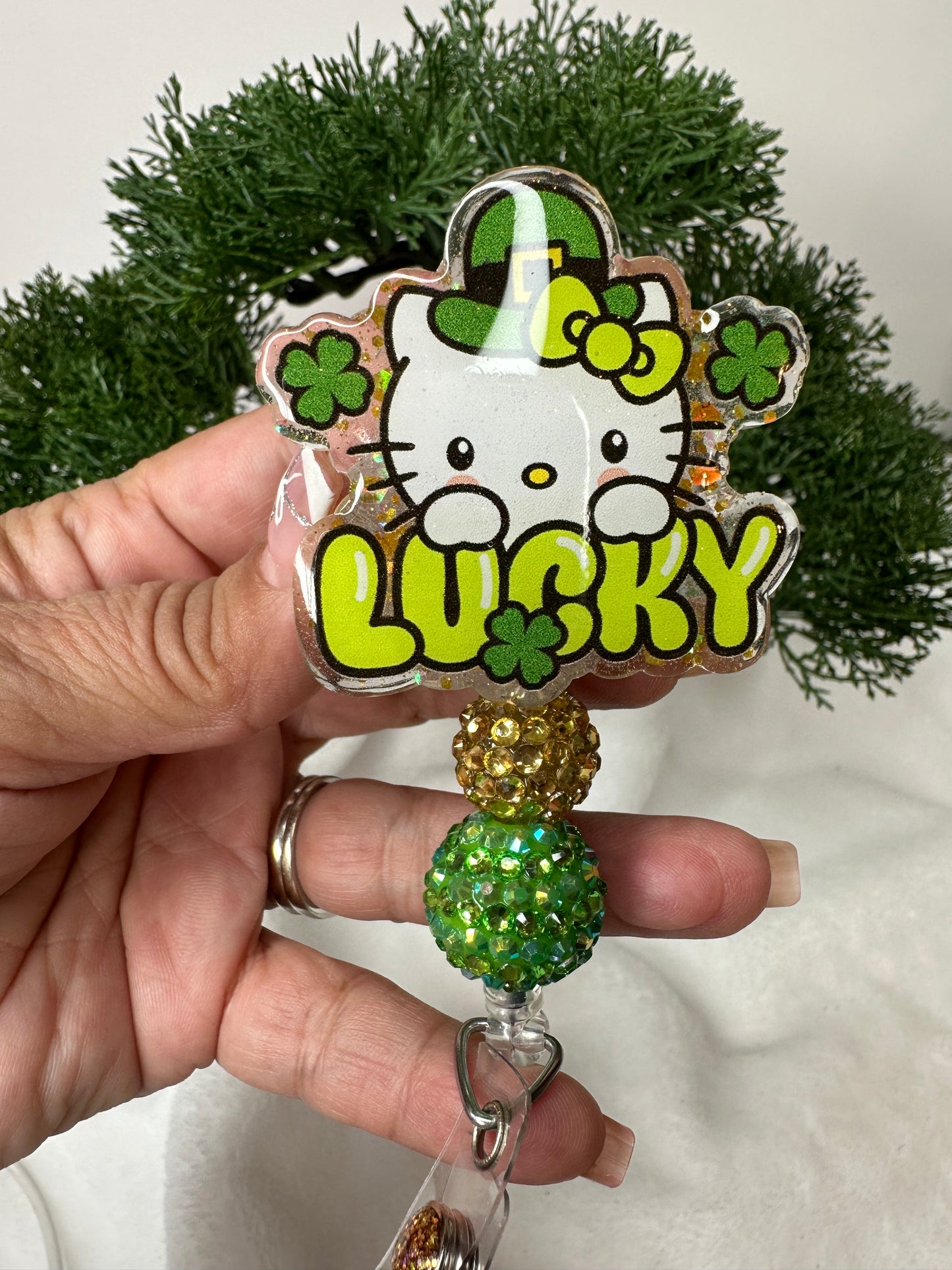 Kitty Lucky Badge Reel